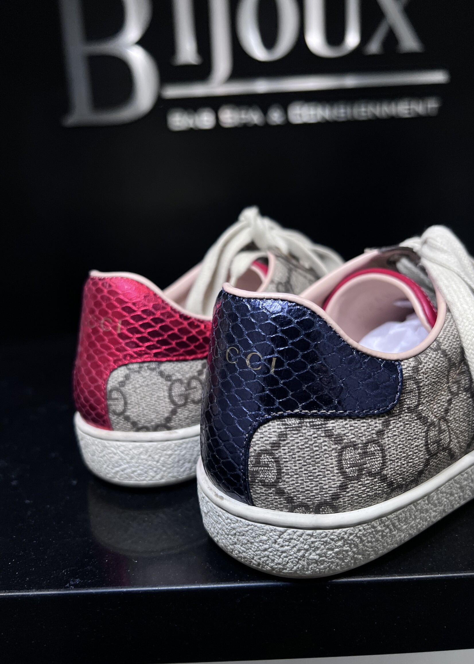 Gucci Gucci Monogram Canvas Ace Sneaker - 36.5