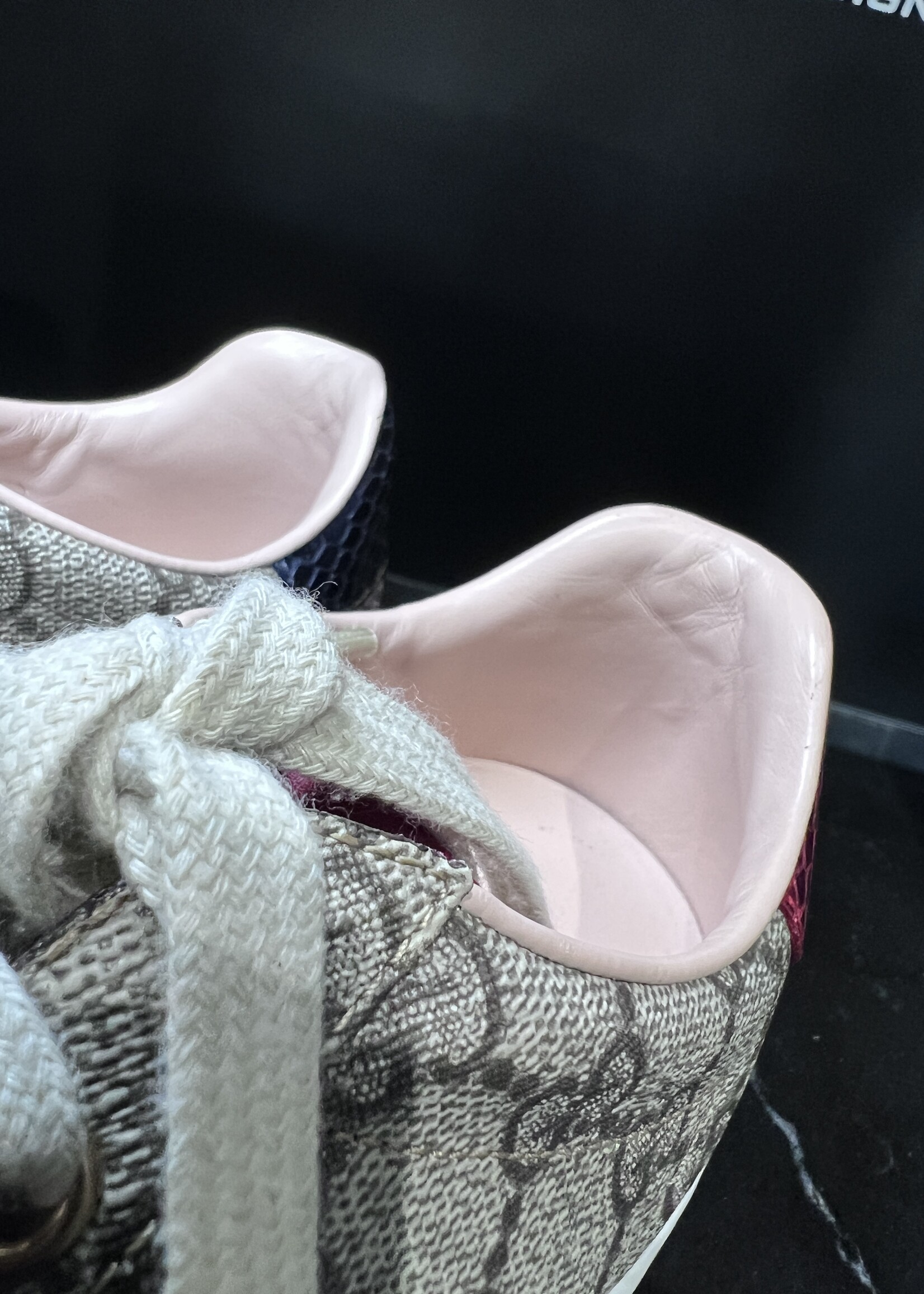Gucci Gucci Monogram Canvas Ace Sneaker - 36.5