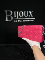 Christian Dior Christian Dior Pink Cannage Clutch