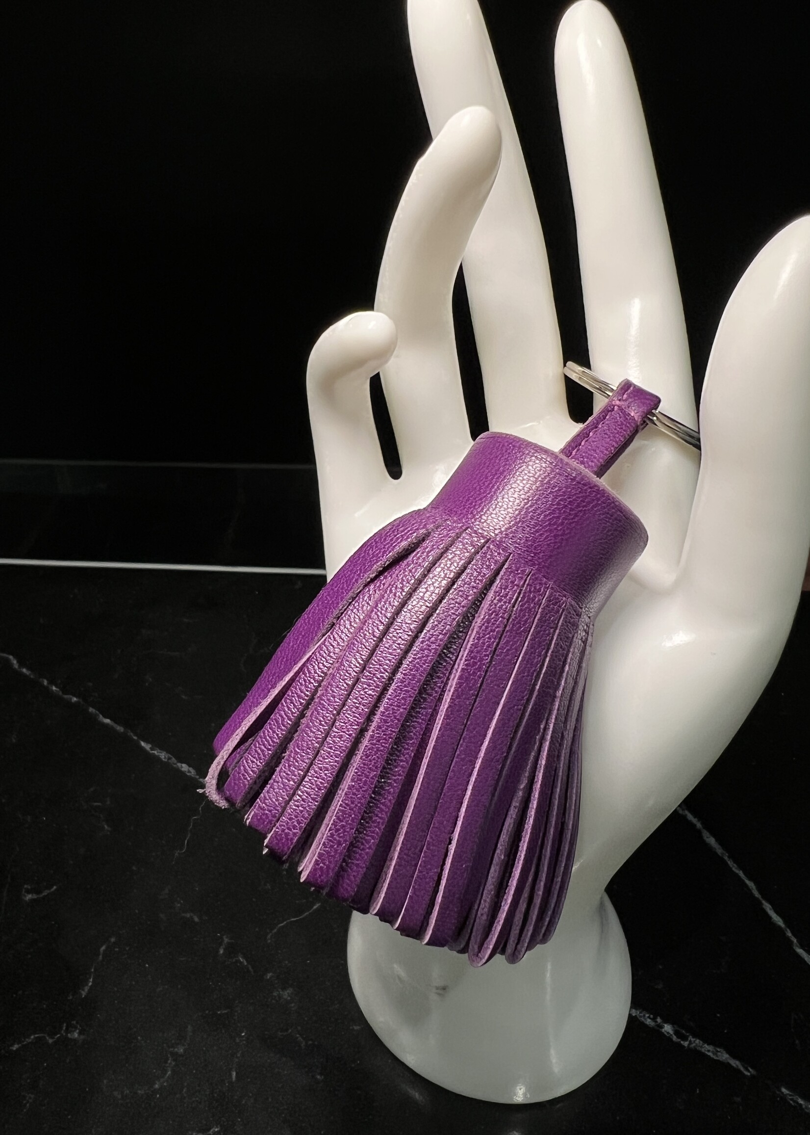 Hermes Hermes Purple Carmen Key Ring