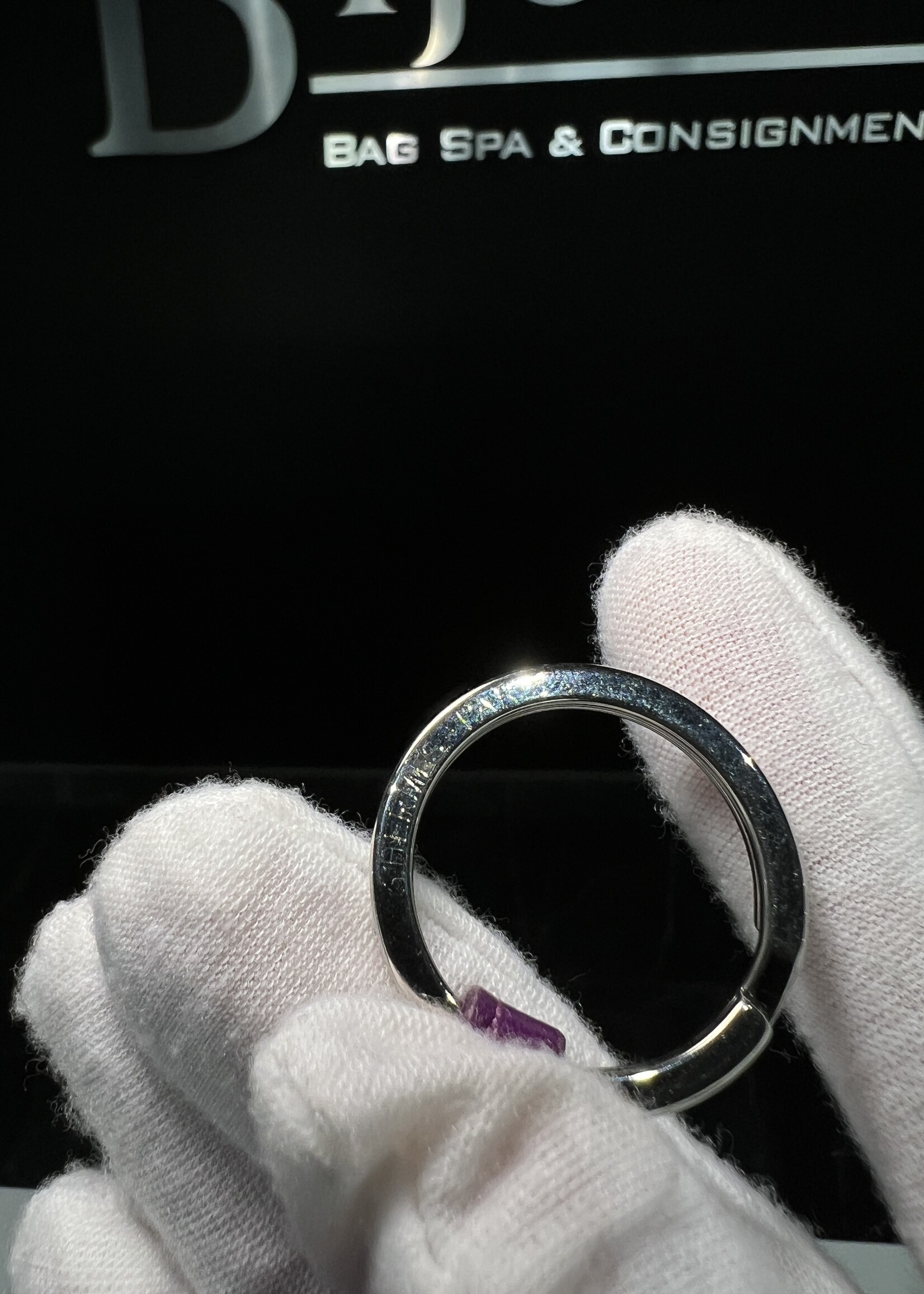 Hermes Hermes Purple Carmen Key Ring
