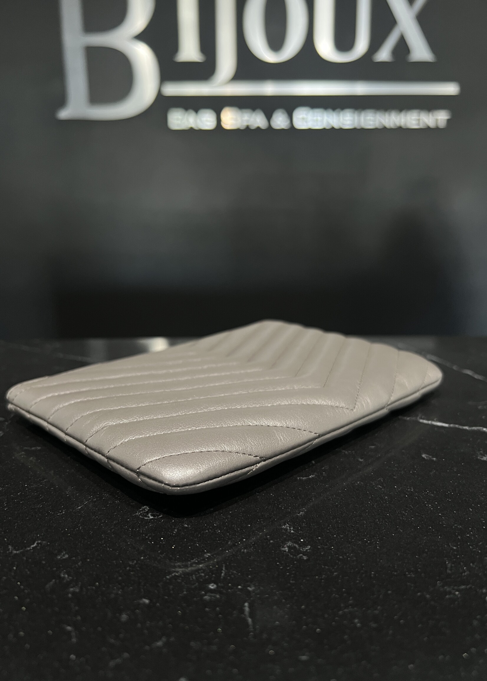 Saint Laurent SOLD- Saint Laurent Matelasse Zip Pouch