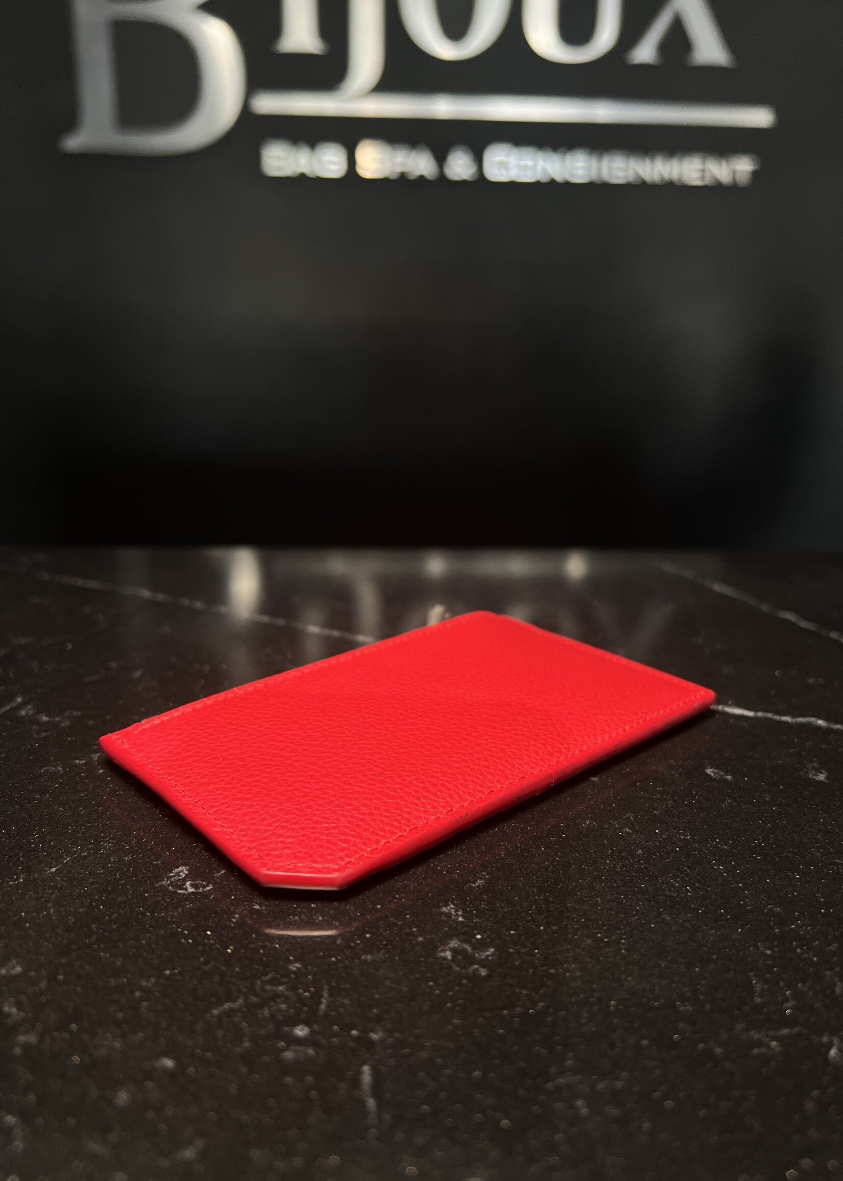 Saint Laurent Saint Laurent Red Fragaments Cardholder