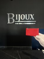 Saint Laurent Saint Laurent Red Fragaments Cardholder