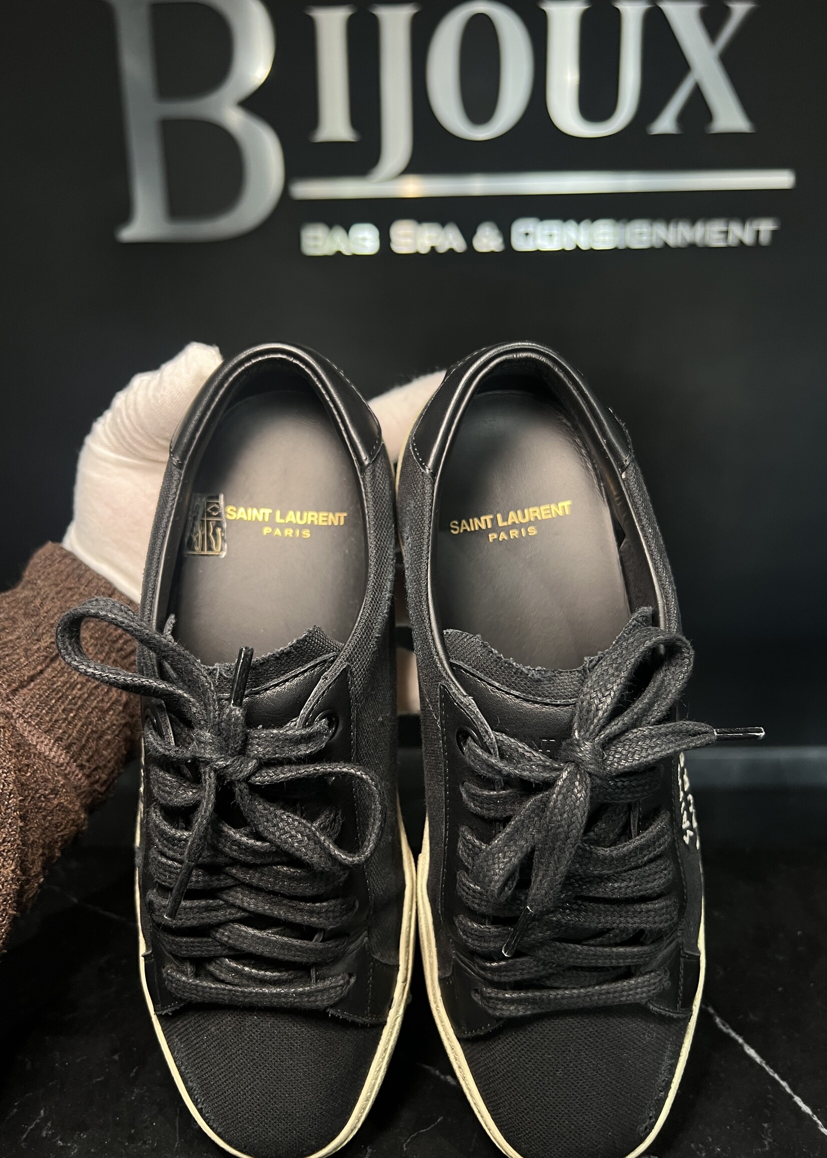 Saint Laurent Saint Laurent Court Sneakers -36.5
