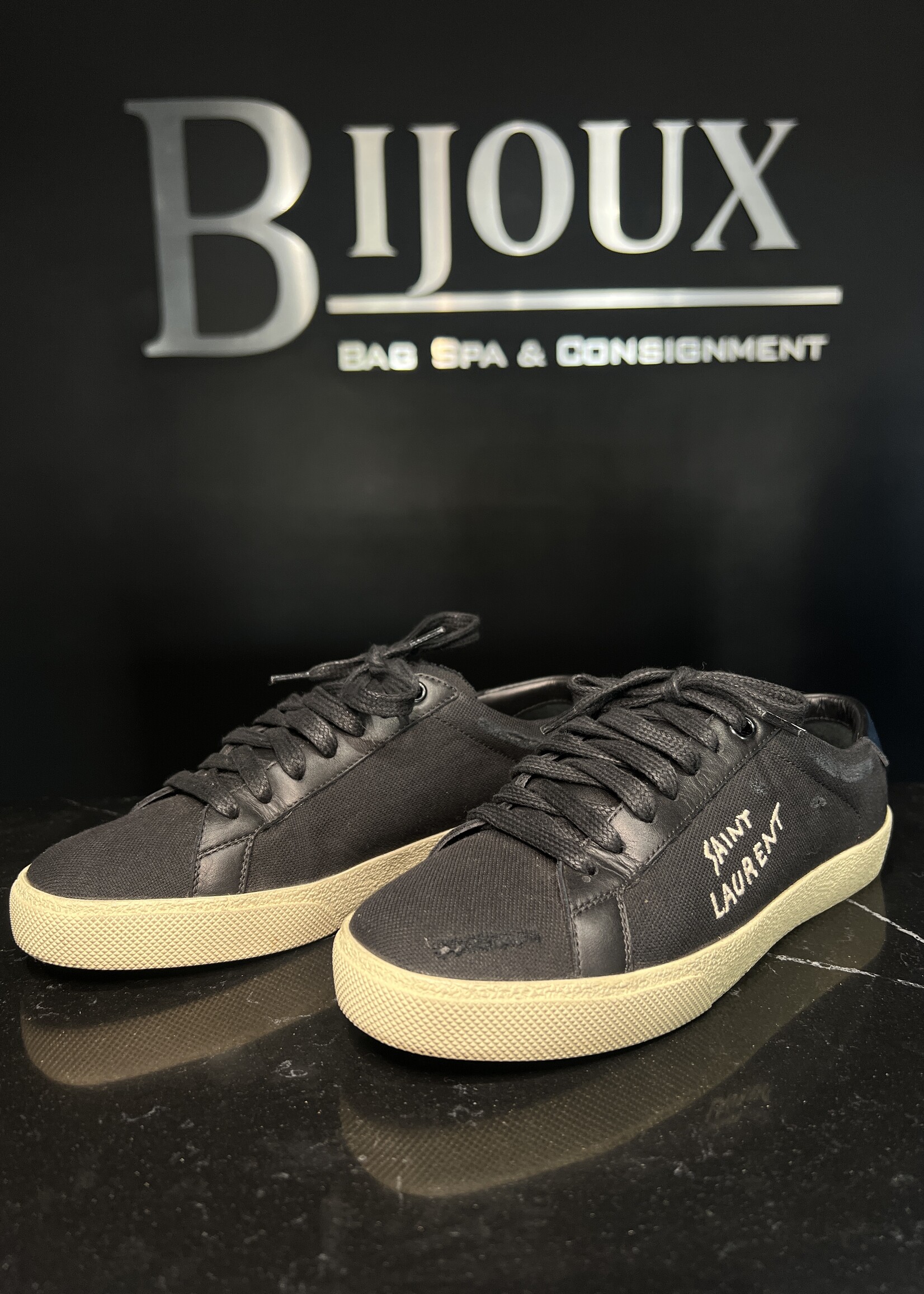 Saint Laurent Saint Laurent Court Sneakers -36.5