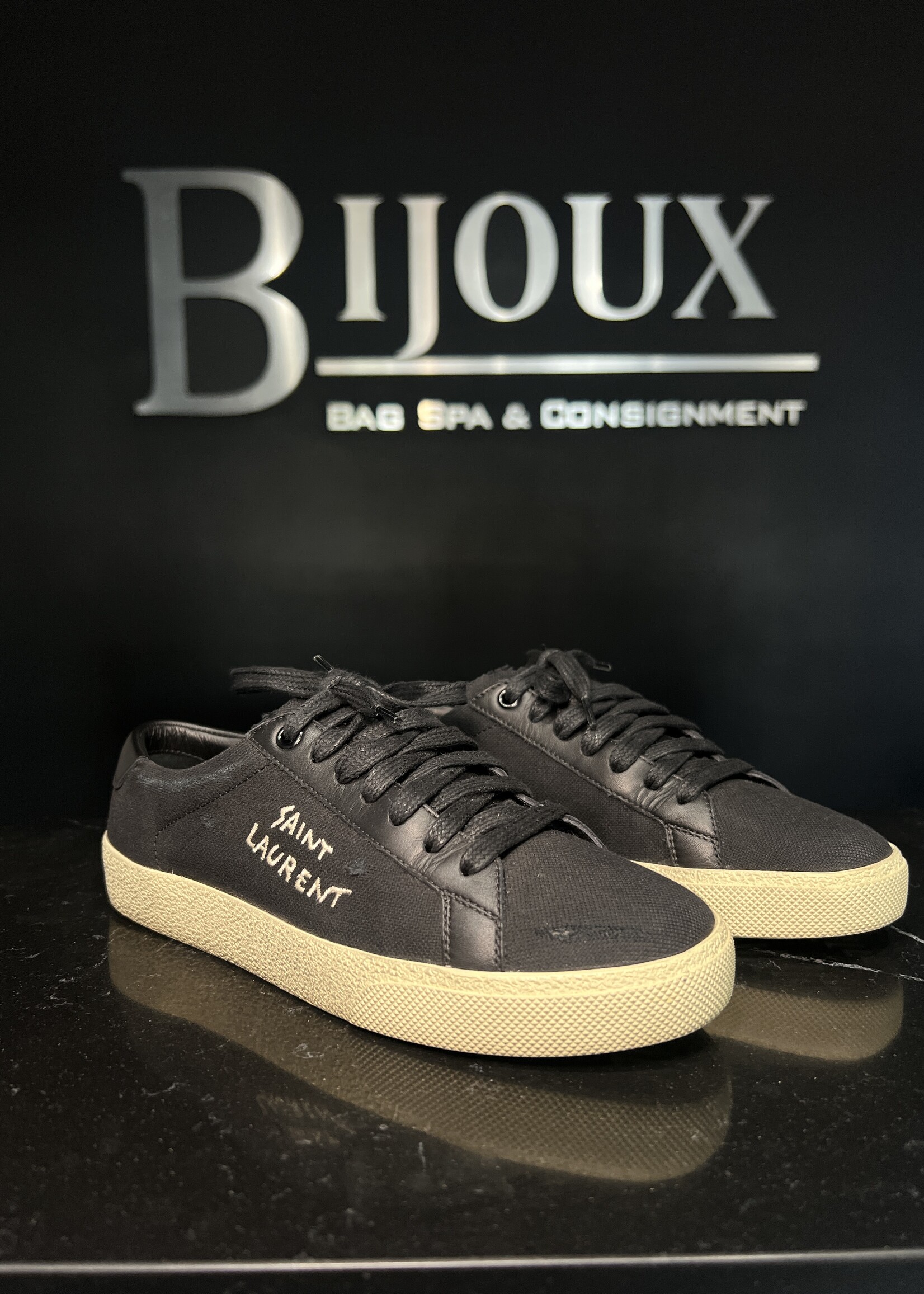 Saint Laurent Saint Laurent Court Sneakers -36.5