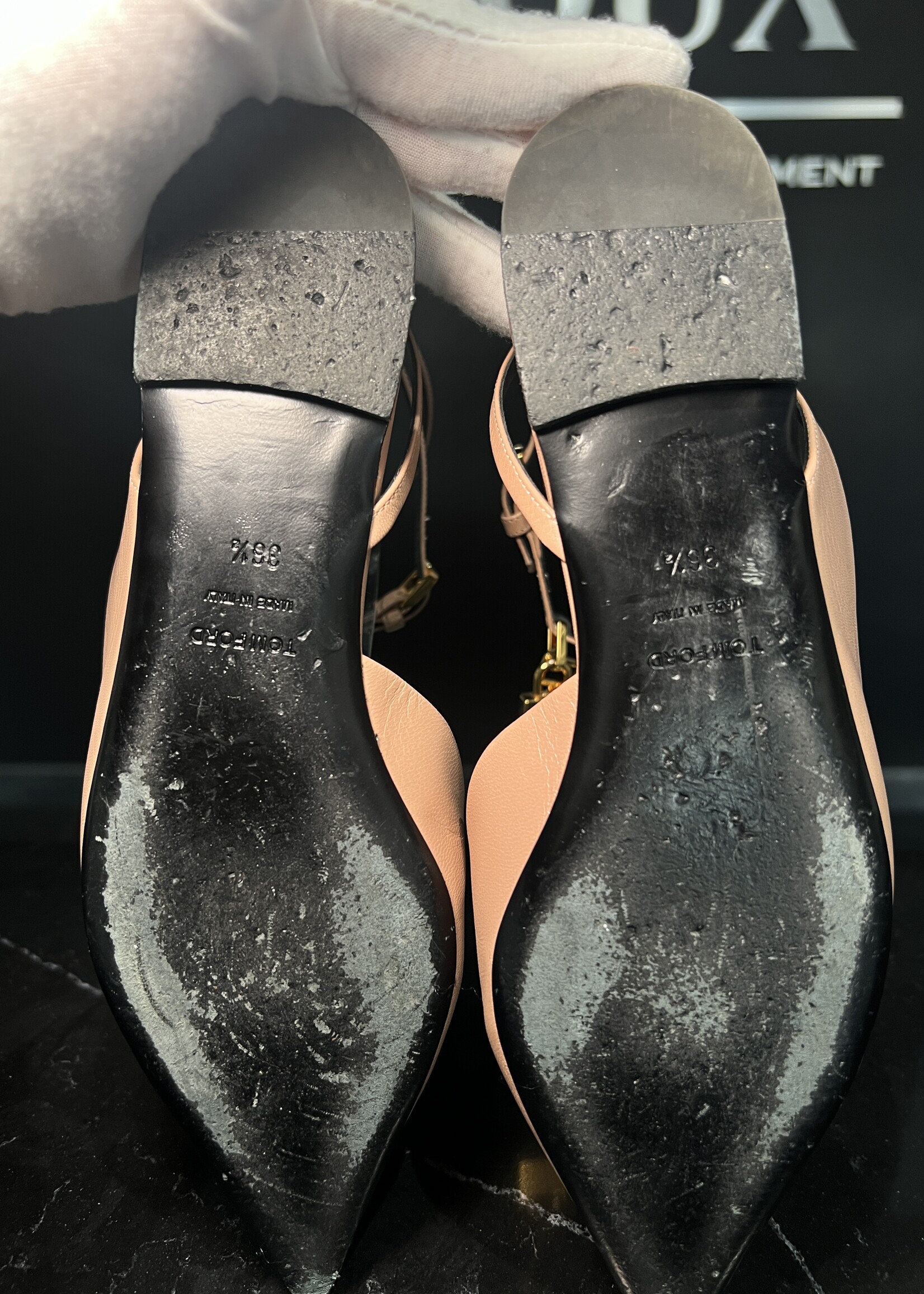 Tom Ford Tom Ford Padlock Slingback Flats - 36.5
