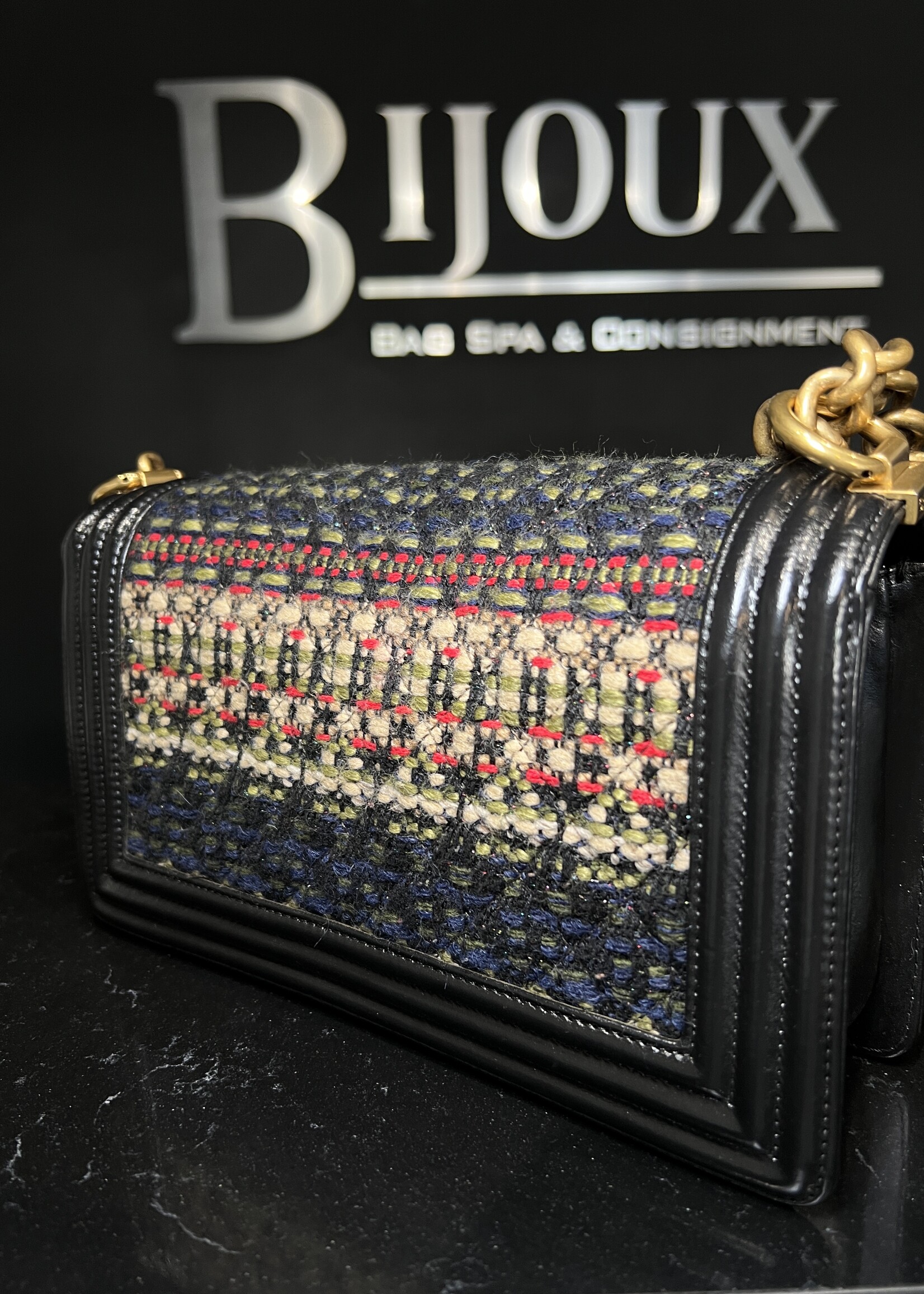 Chanel Chanel Medium Boy Bag Fantasy Tweed
