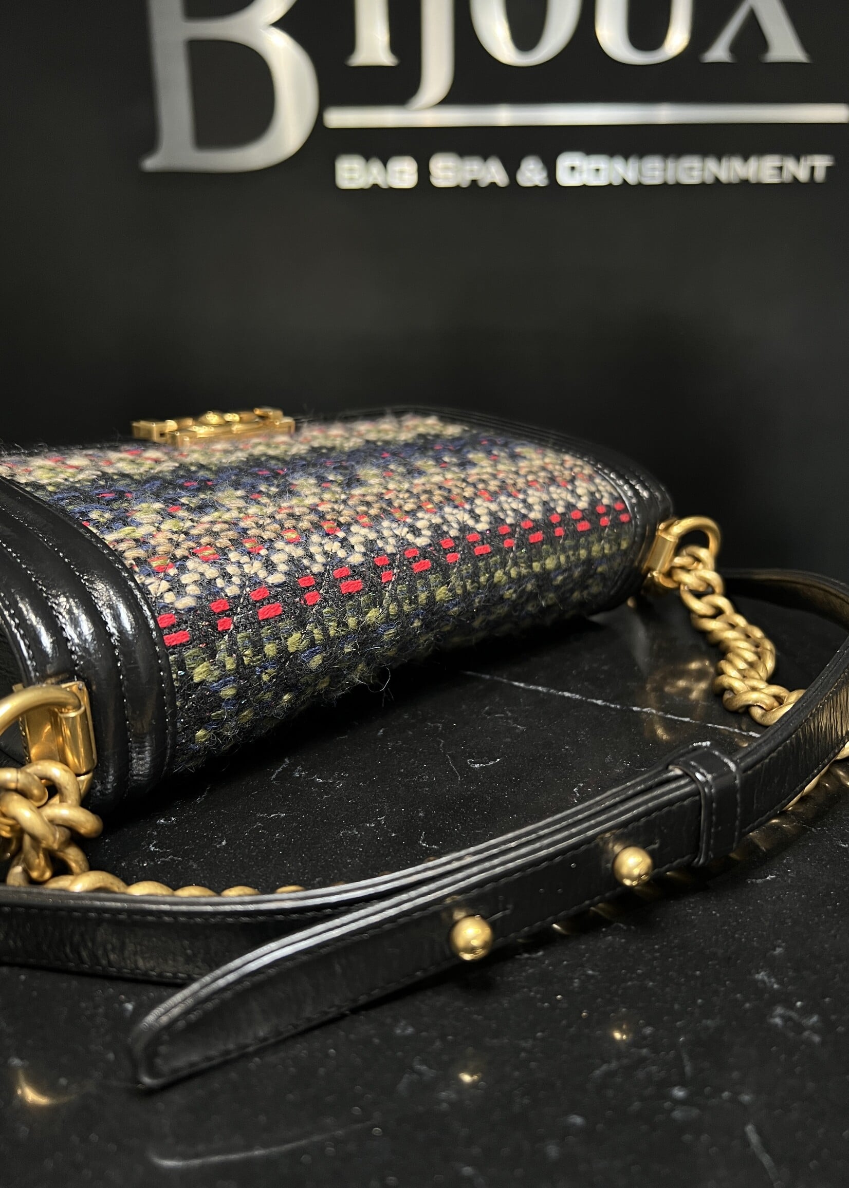 Chanel Chanel Medium Boy Bag Fantasy Tweed