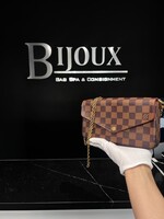 Louis Vuitton Louis Vuitton Pochette Felicie Damier Ebene