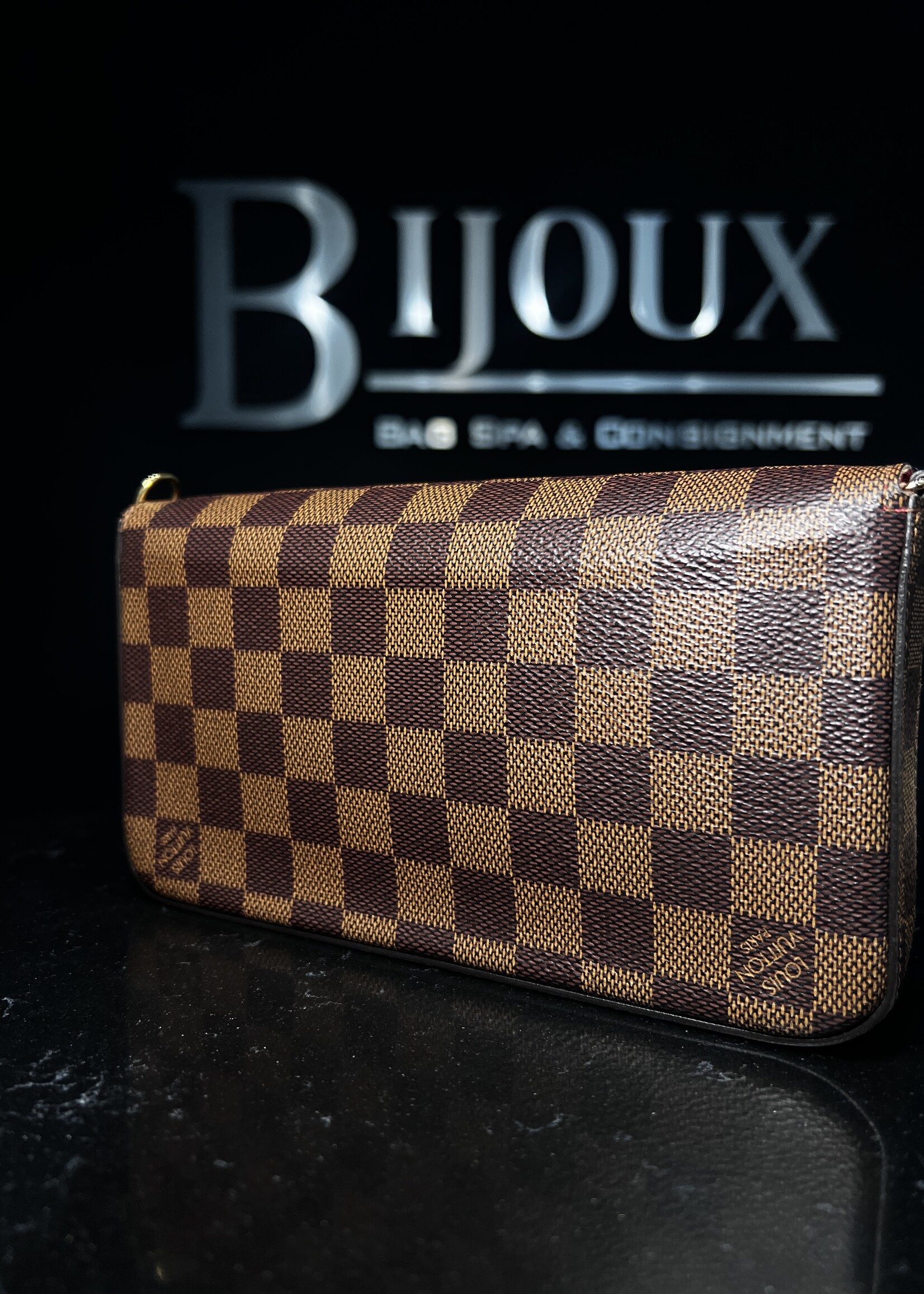 Louis Vuitton Louis Vuitton Pochette Felicie Damier Ebene