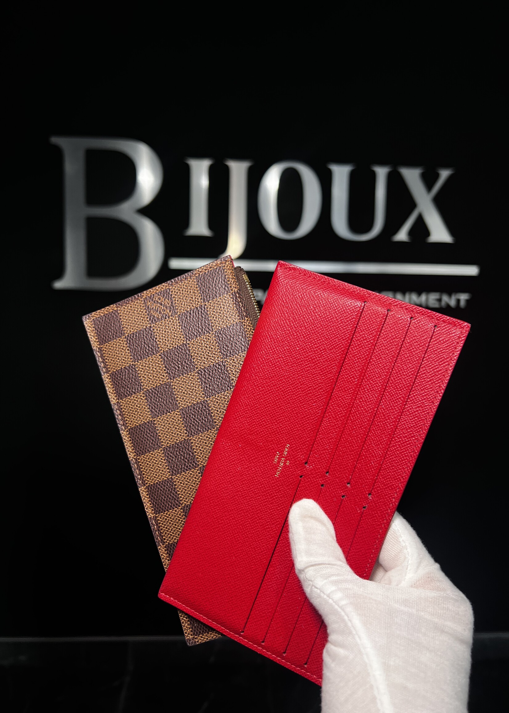 Louis Vuitton Louis Vuitton Pochette Felicie Damier Ebene