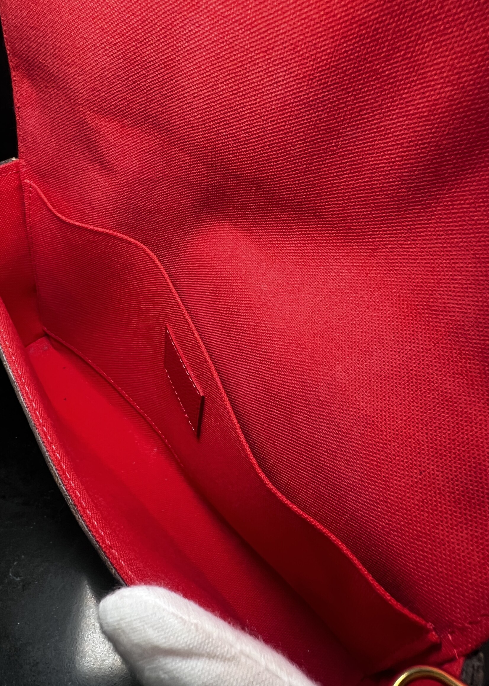 Louis Vuitton Louis Vuitton Pochette Felicie Damier Ebene