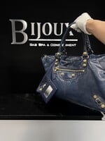 Balenciaga SOLD - Balenciaga Agneau Giant Blue City Bag