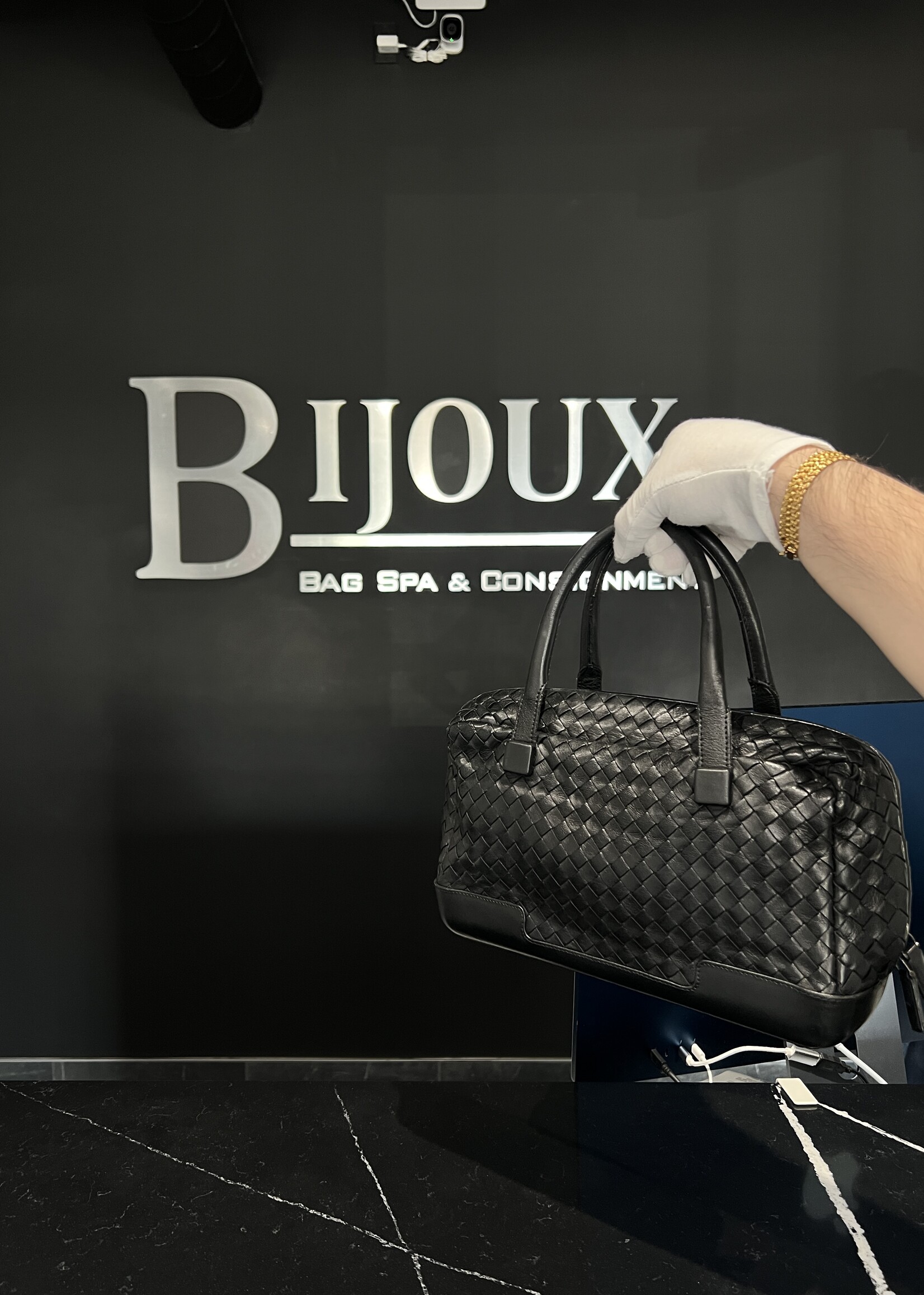 Bottega Veneta Bottega Veneta Intrecciato Boston Bag