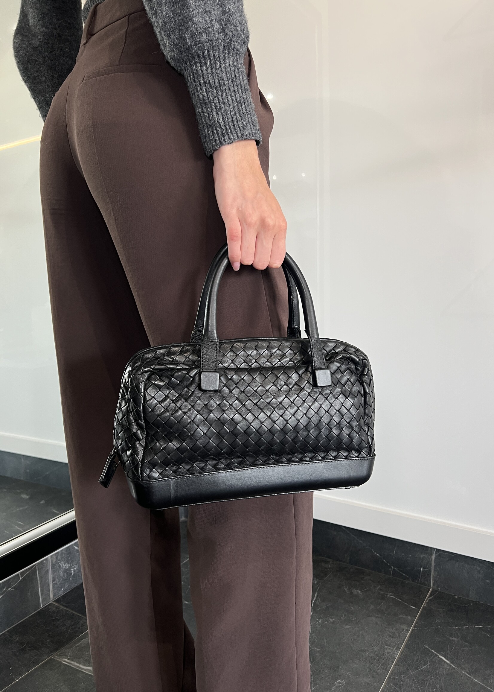 Bottega Veneta Bottega Veneta Intrecciato Boston Bag