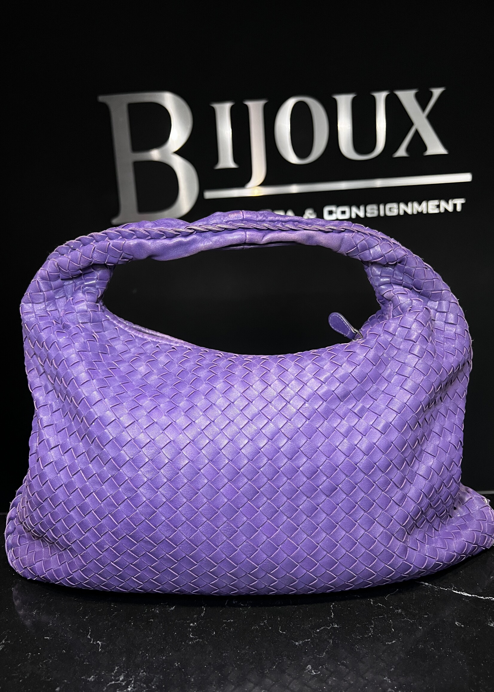 Bottega Veneta Bottega Nappa Intrecciato Veneta Hobo Anemone