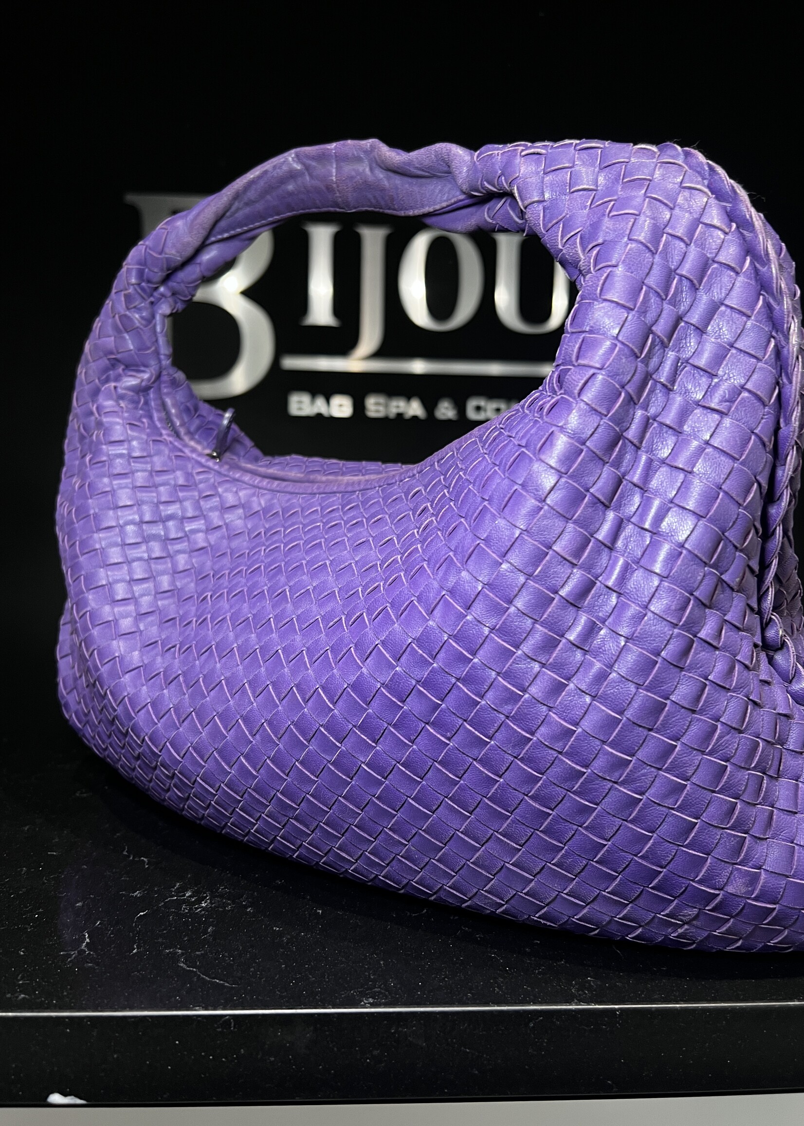 Bottega Veneta Bottega Nappa Intrecciato Veneta Hobo Anemone
