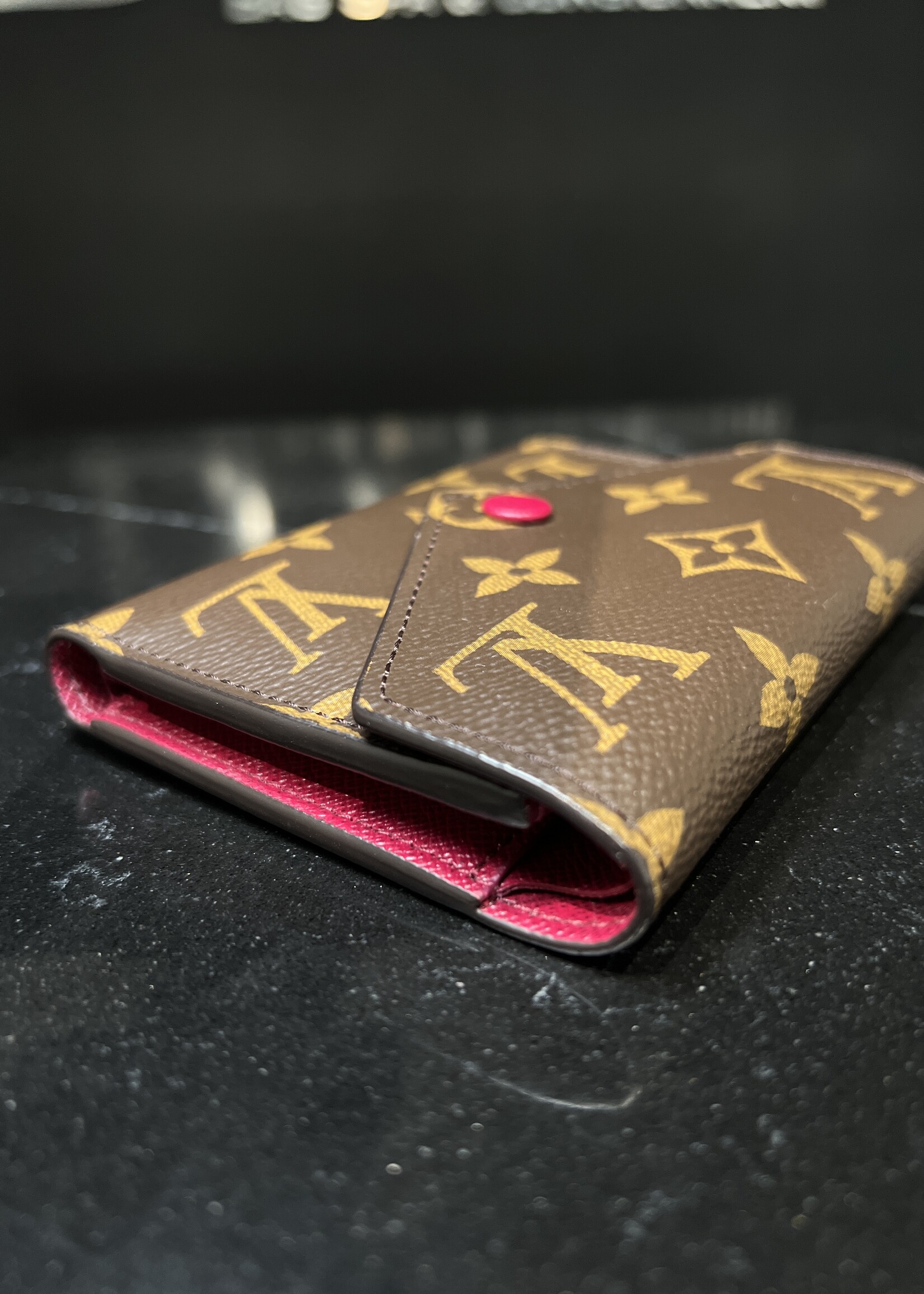 Louis Vuitton Louis Vuitton Monogram Victorine Fuchsia Wallet
