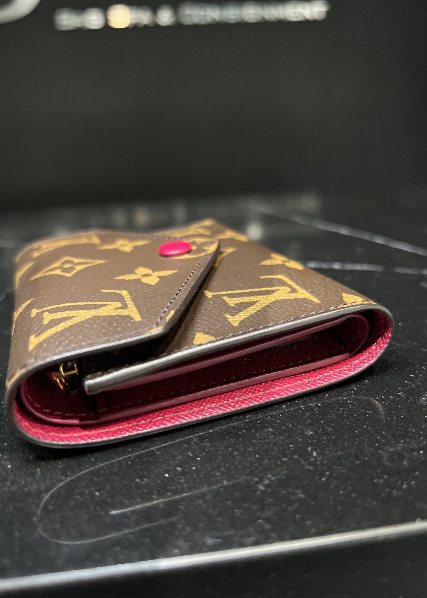 Louis Vuitton Louis Vuitton Monogram Victorine Fuchsia Wallet