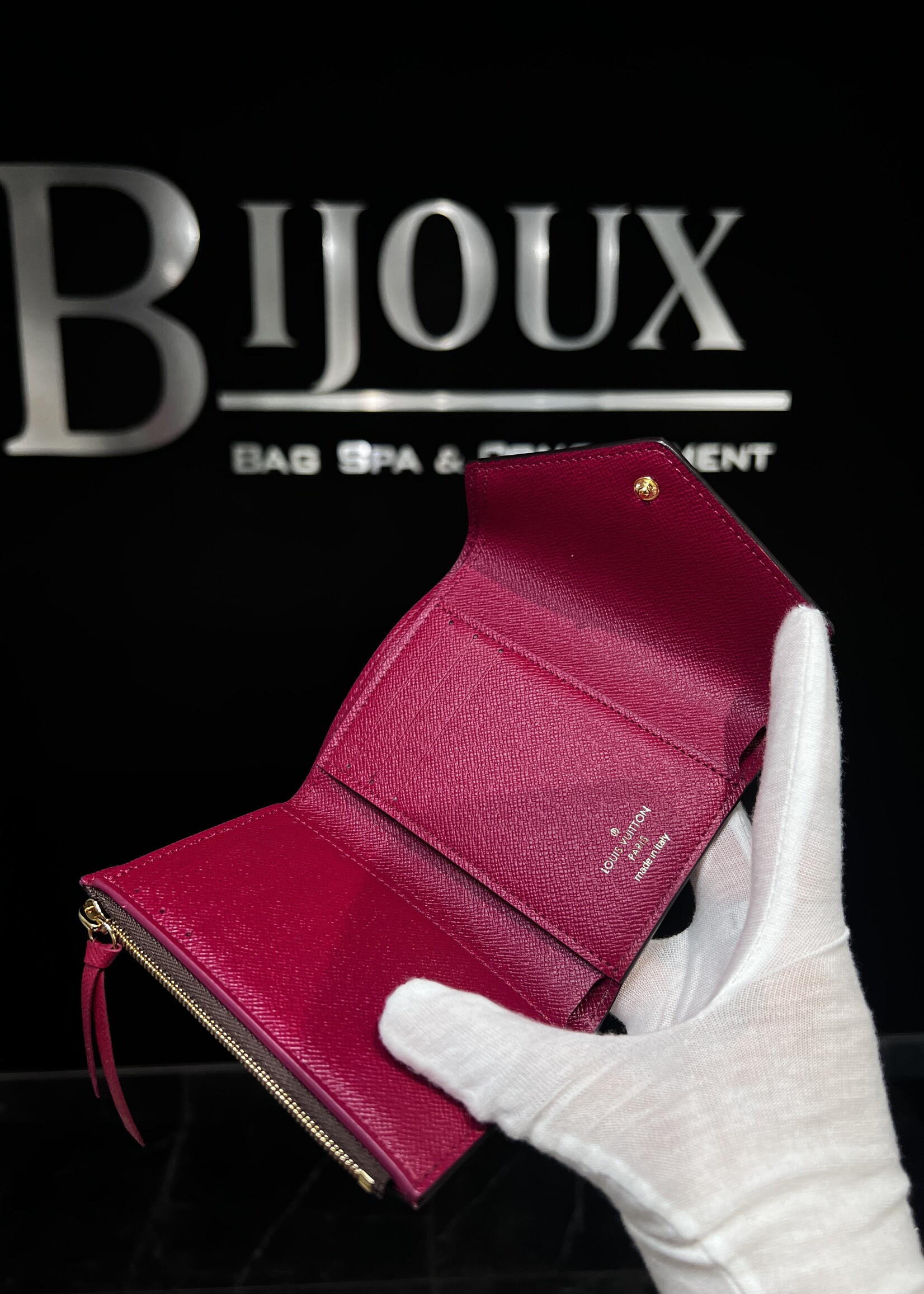 Louis Vuitton SOLD - Louis Vuitton Monogram Victorine Fuchsia Wallet