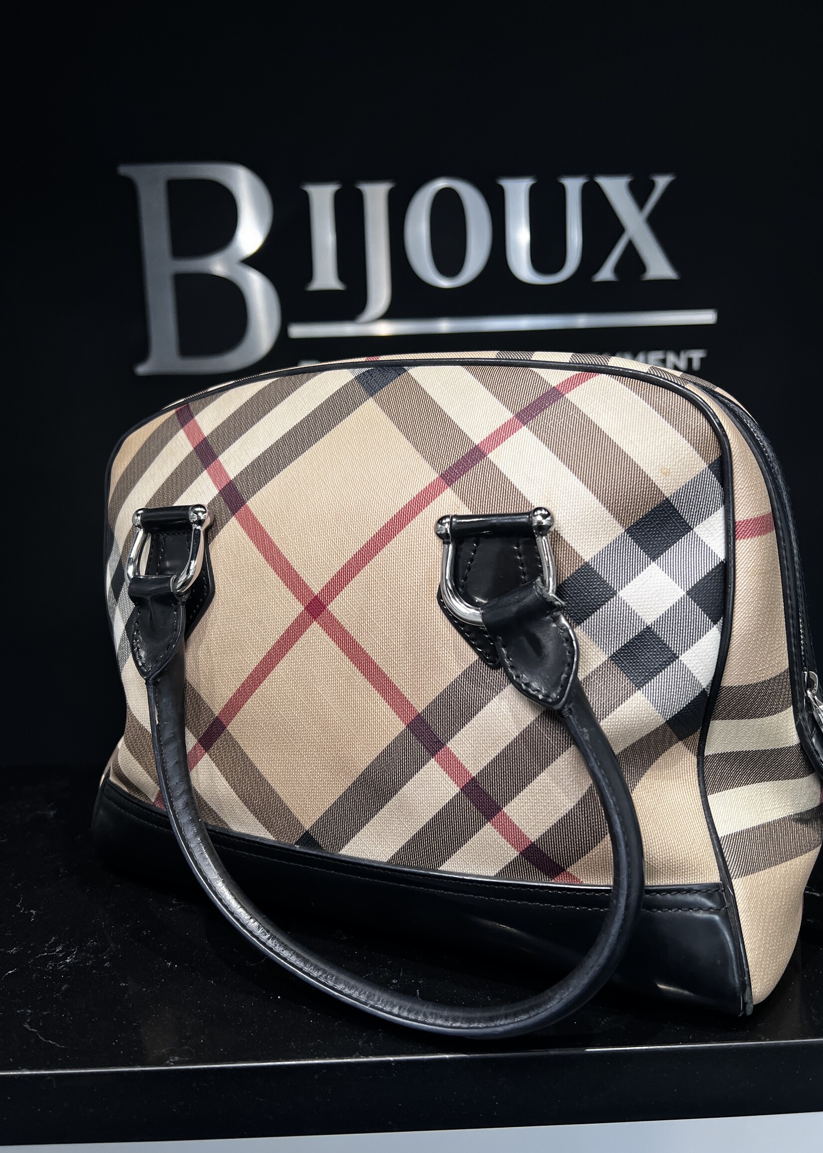 Burberry Burberry Super Nova Check Top Handle