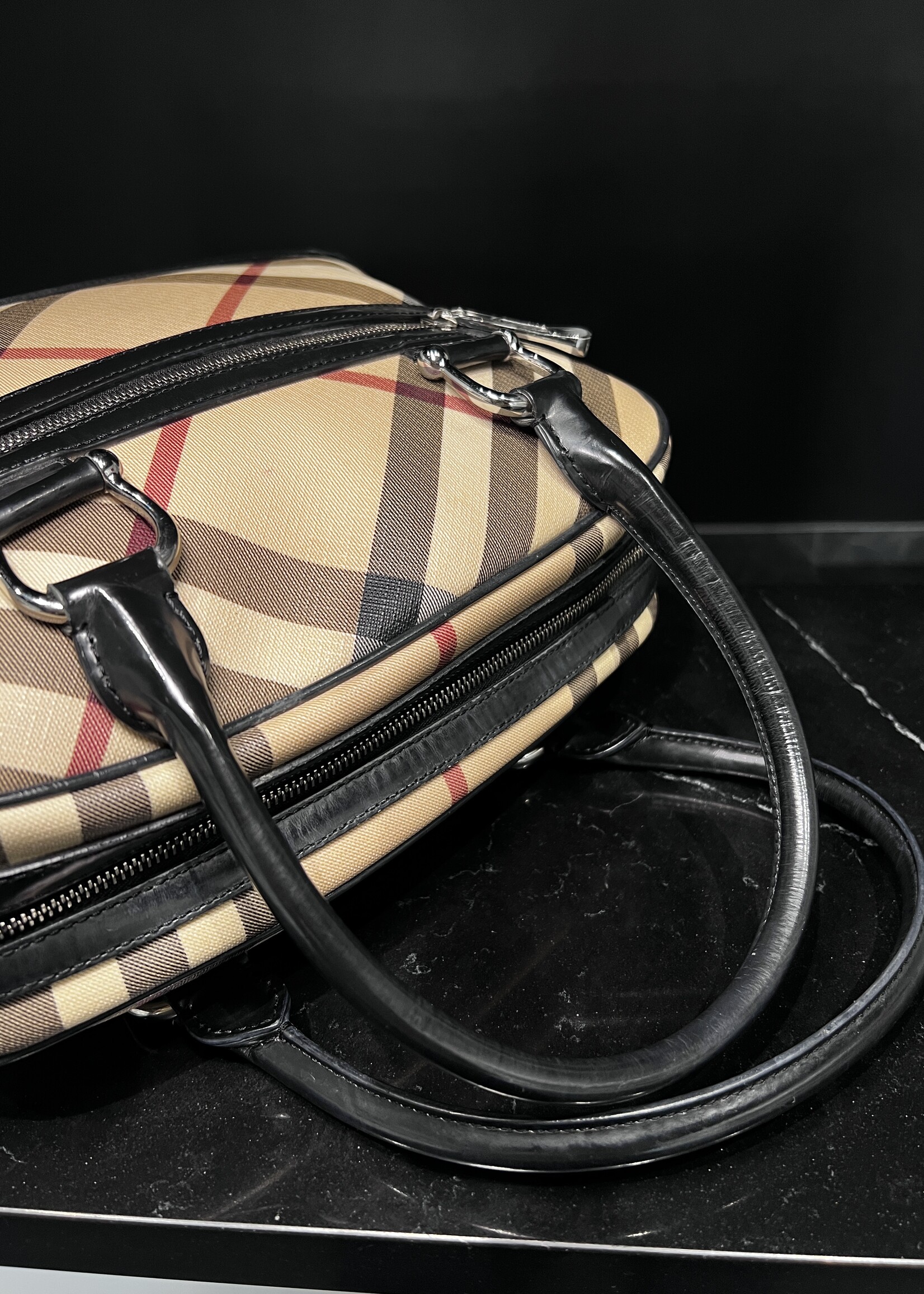 Burberry Burberry Super Nova Check Top Handle