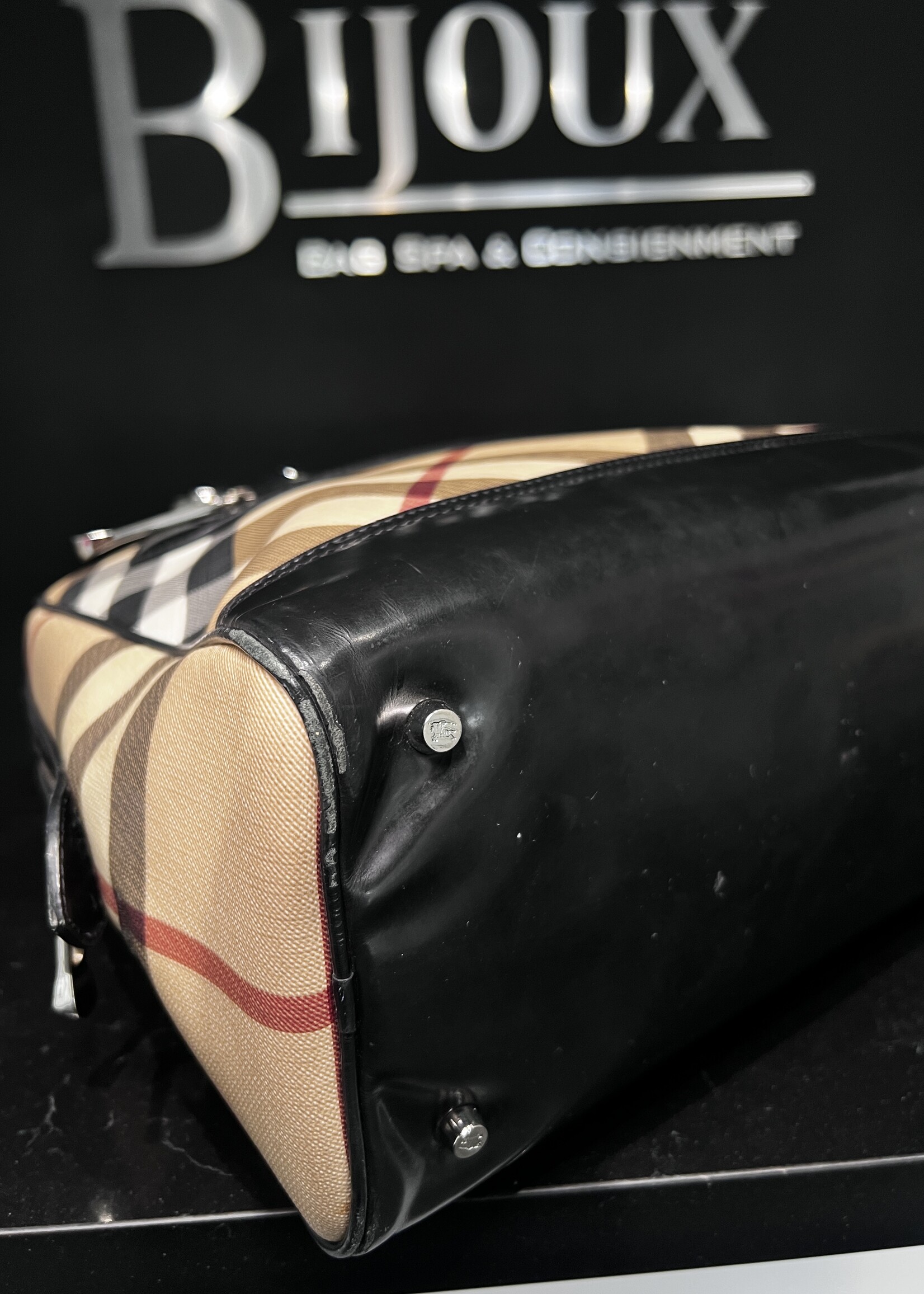 Burberry Burberry Super Nova Check Top Handle