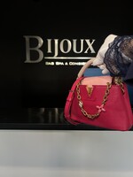 Louis Vuitton Louis Vuitton Rose Pondicherry Mini Capucines  Bag