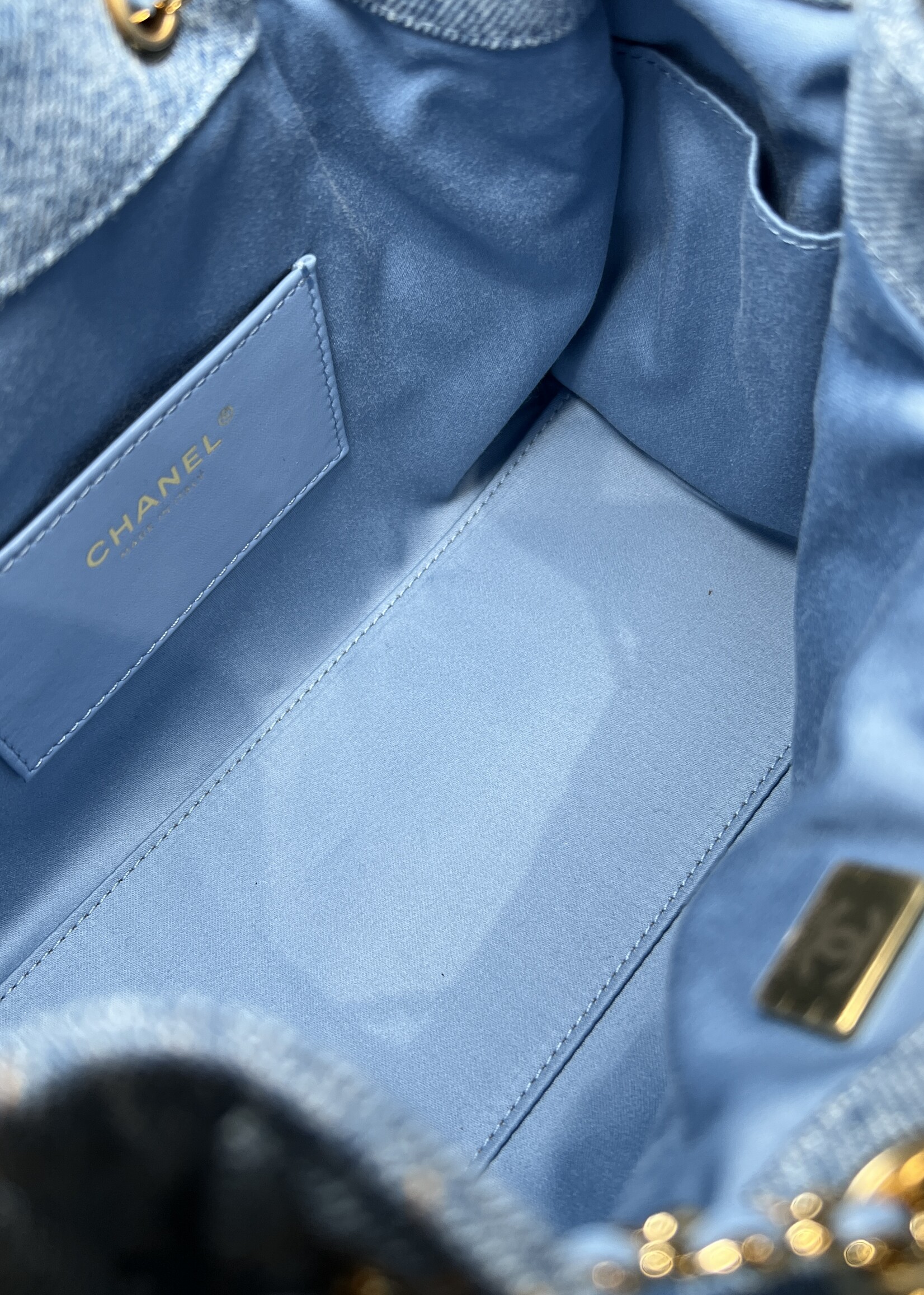 Chanel Chanel 25 Denim Small GHW