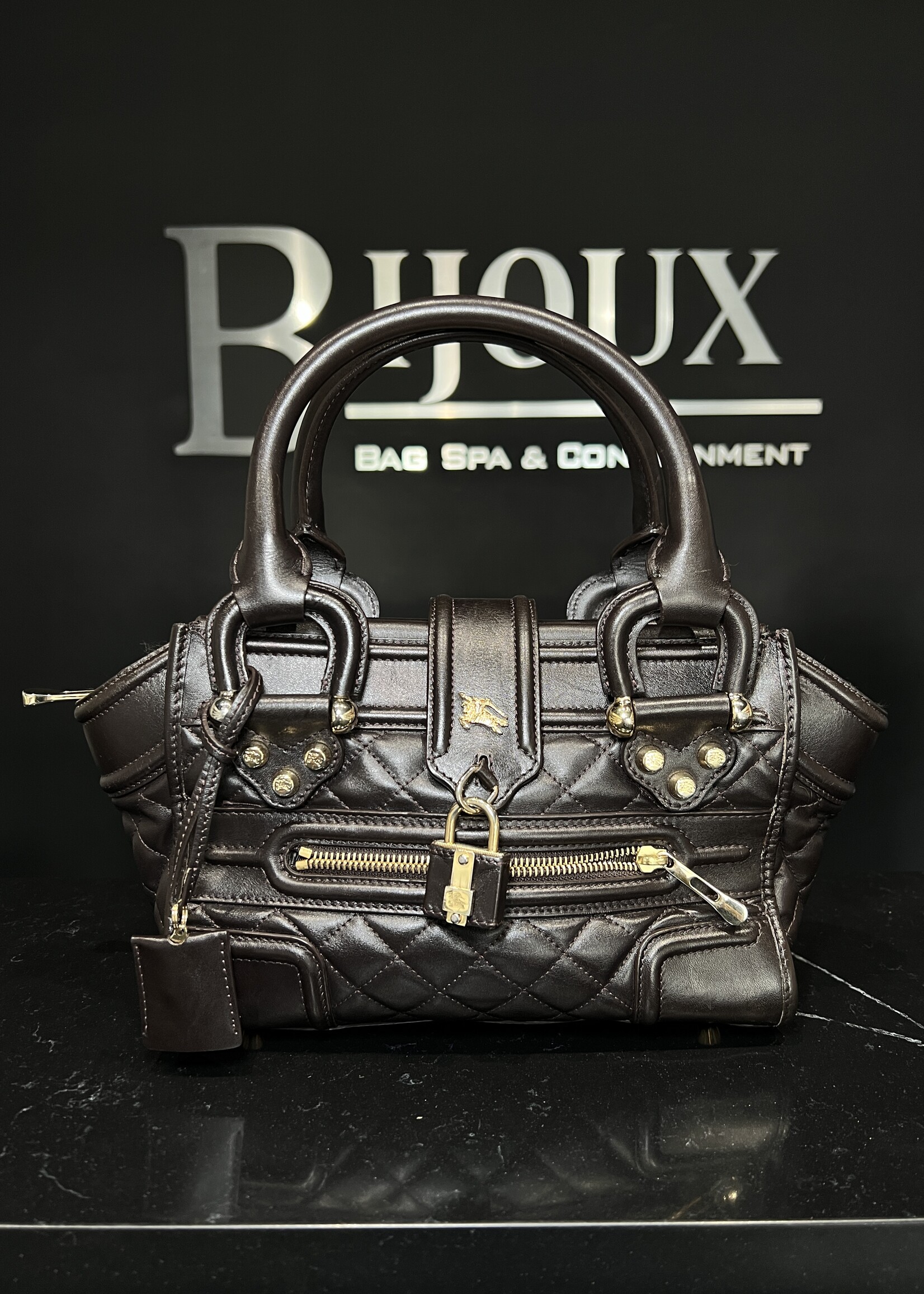 Burberry Burberry Mini Brown Manor Bag