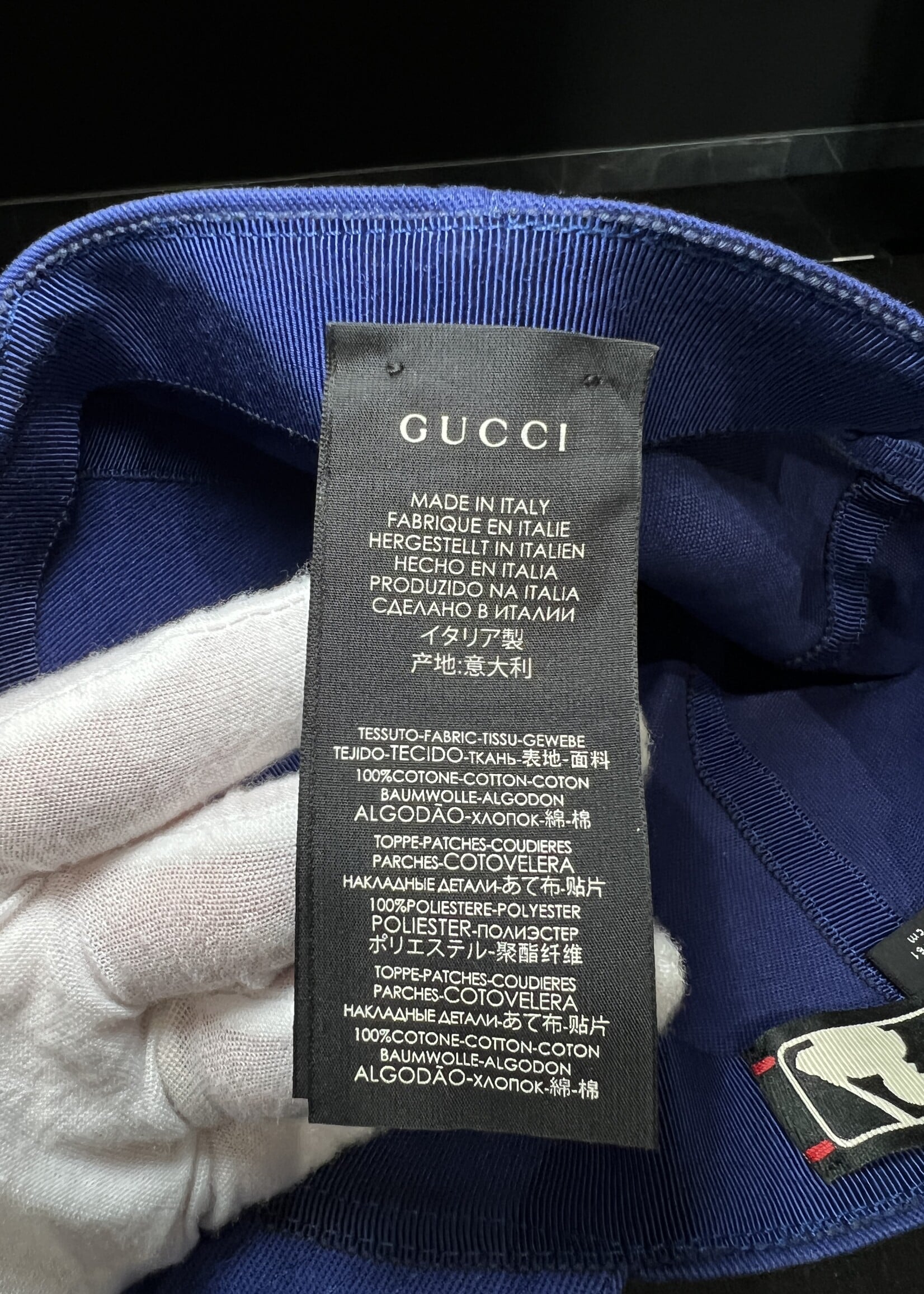 Gucci Gucci x New York Yankees Butterfly Baseball Cap