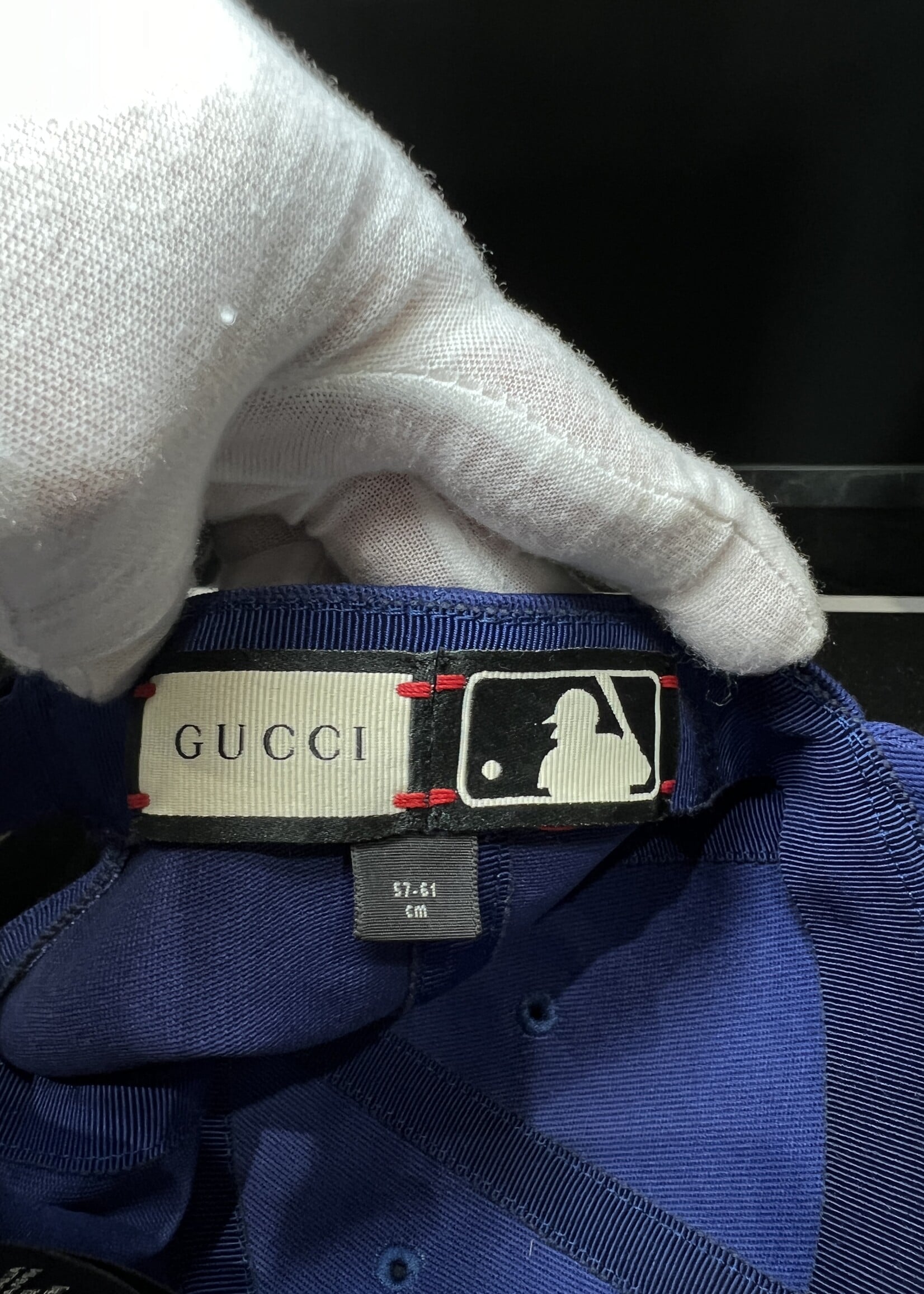 Gucci Gucci x New York Yankees Butterfly Baseball Cap