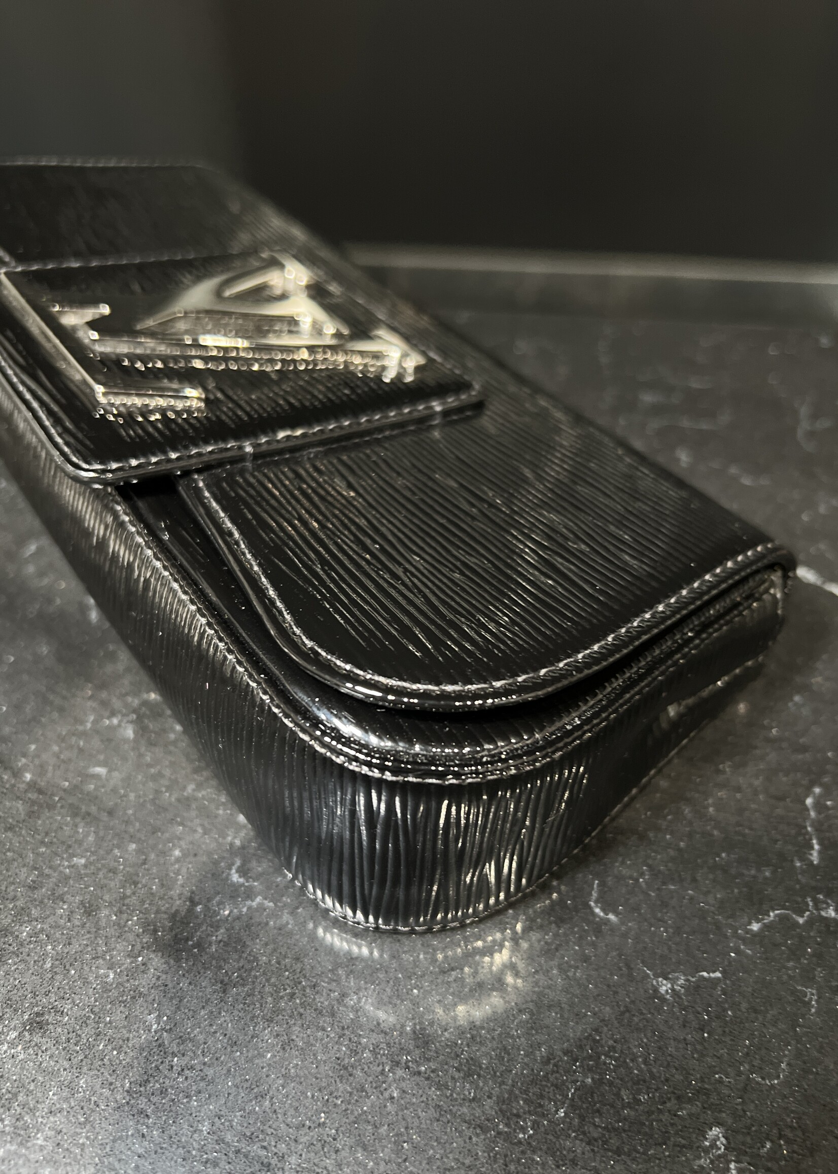 Louis Vuitton Louis Vuitton Black Epi Electric Sobe Clutch
