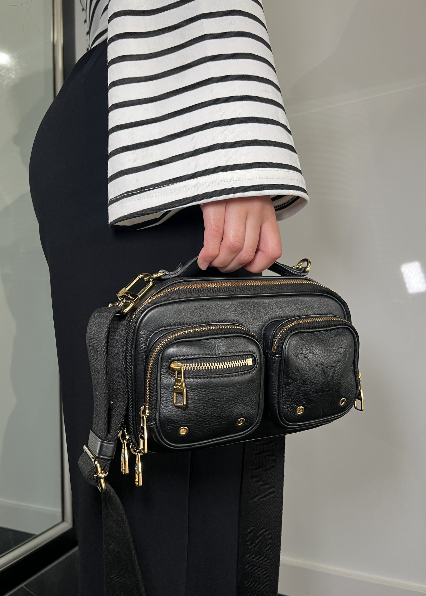 Louis Vuitton Louis Vuitton Monogram Embossed Utility Crossbody
