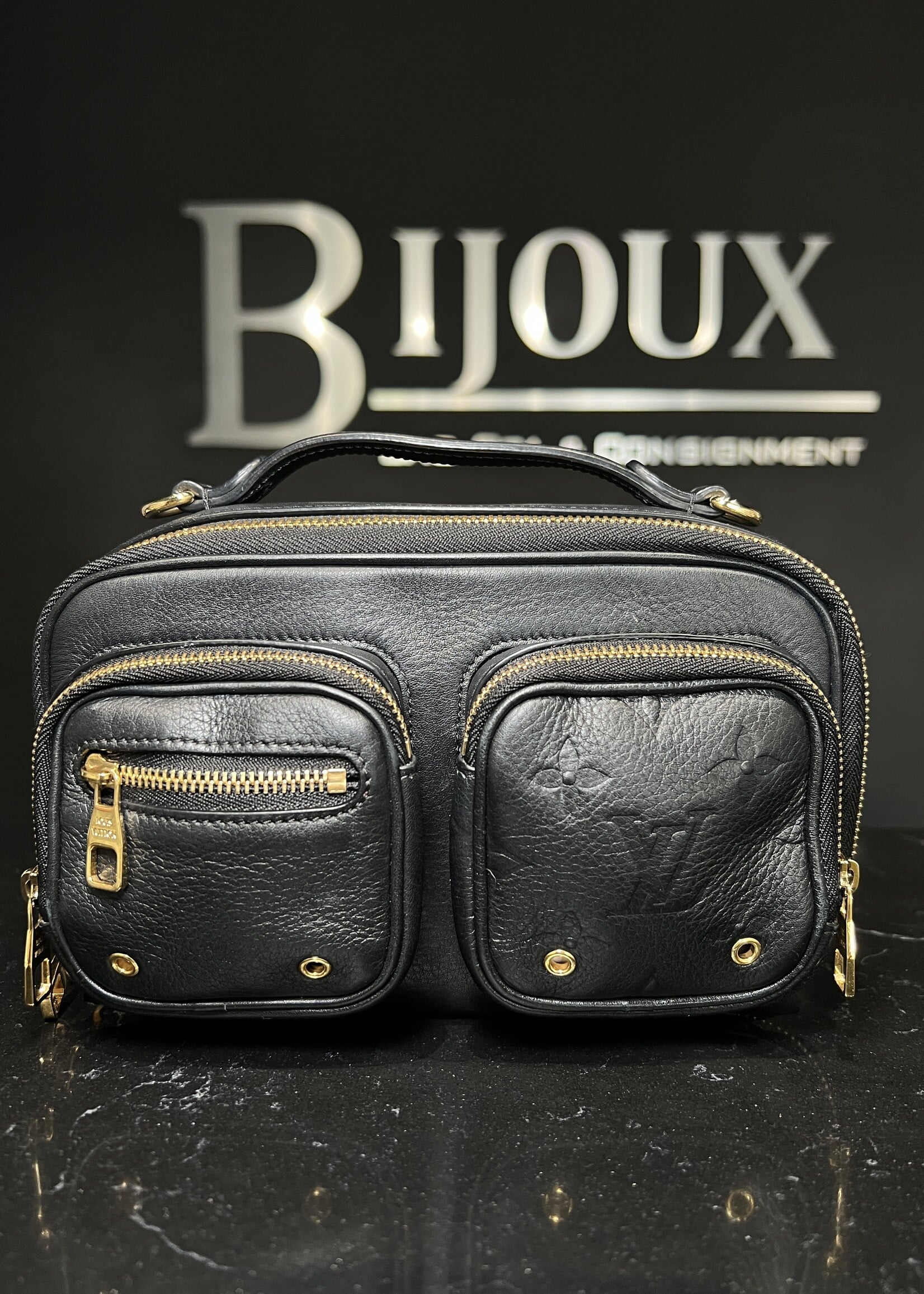 Louis Vuitton Louis Vuitton Monogram Embossed Utility Crossbody