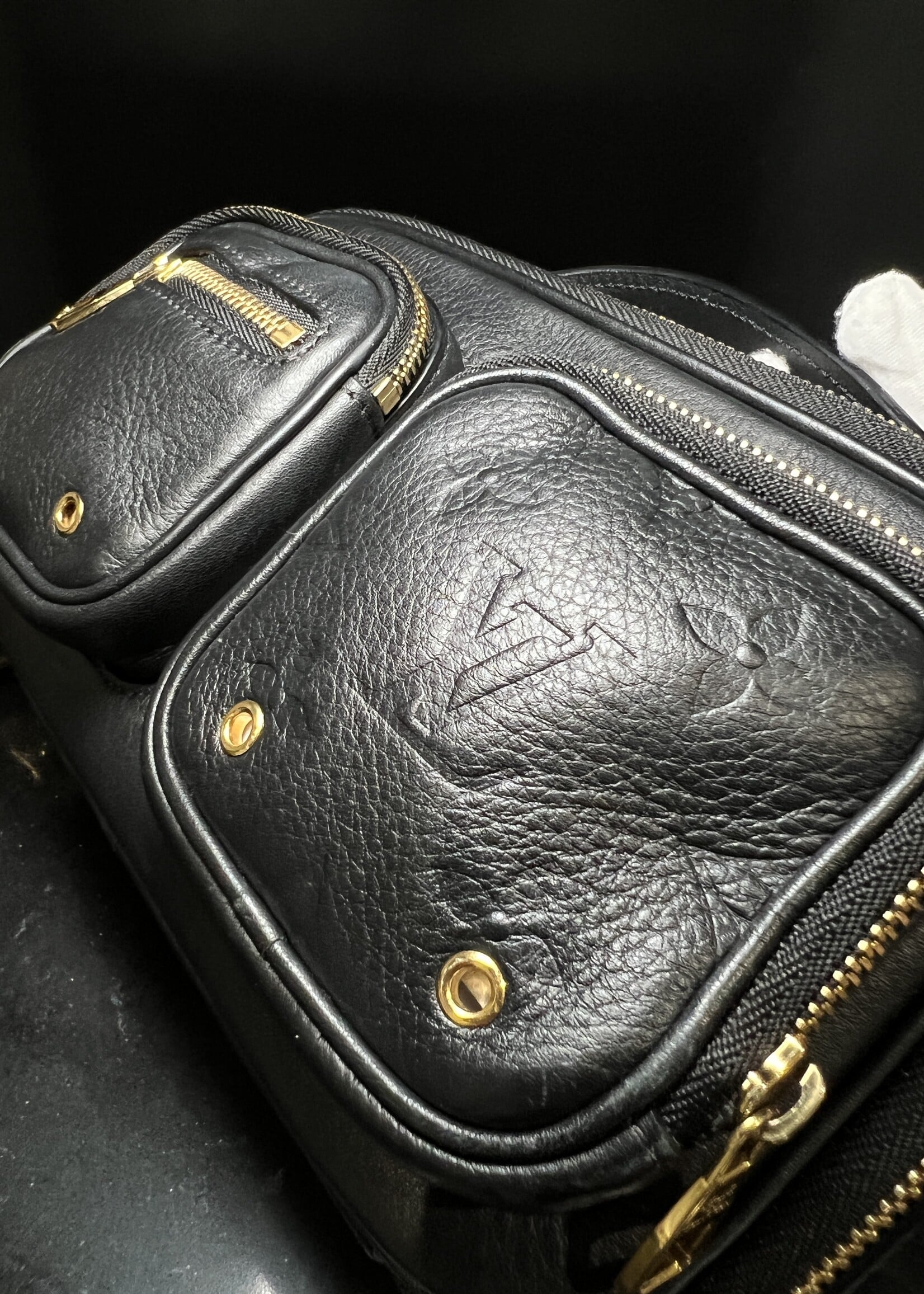 Louis Vuitton Louis Vuitton Monogram Embossed Utility Crossbody