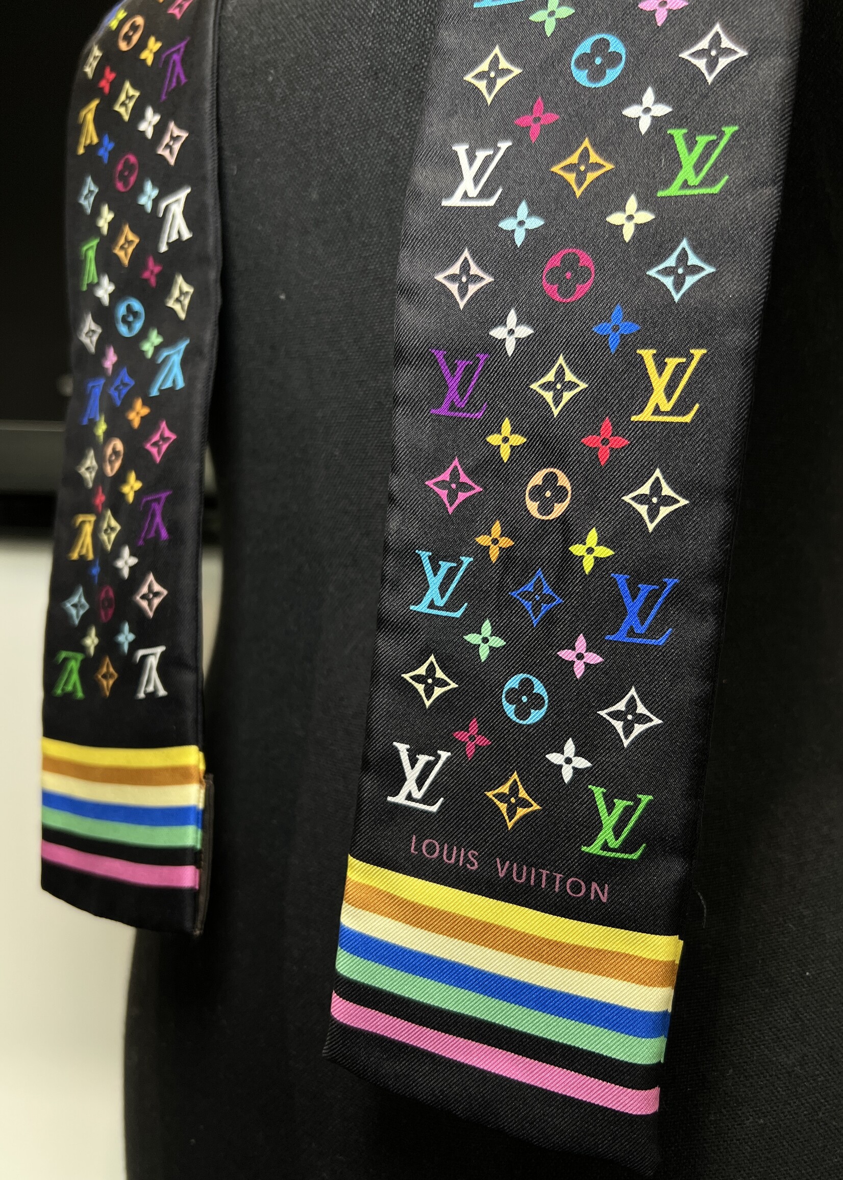 Louis Vuitton Louis Vuitton x TM Silk Monogram Multicolor BB Bandeau