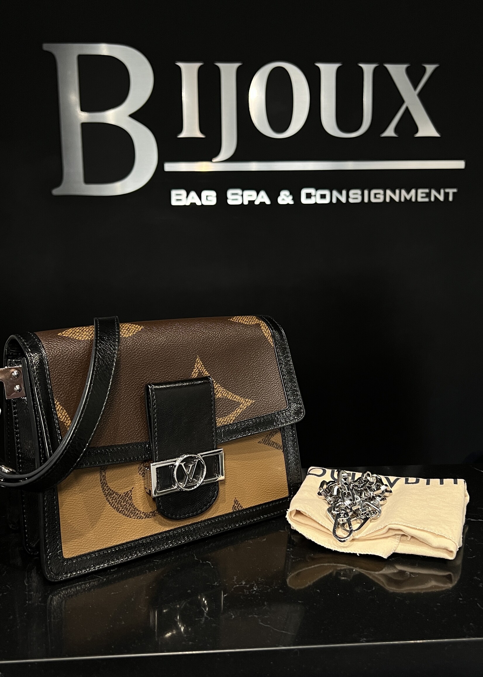 Louis Vuitton Louis Vuitton Dauphine Reverse MM