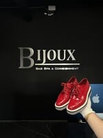 Prada Prada Red Oxford Sneakers -37