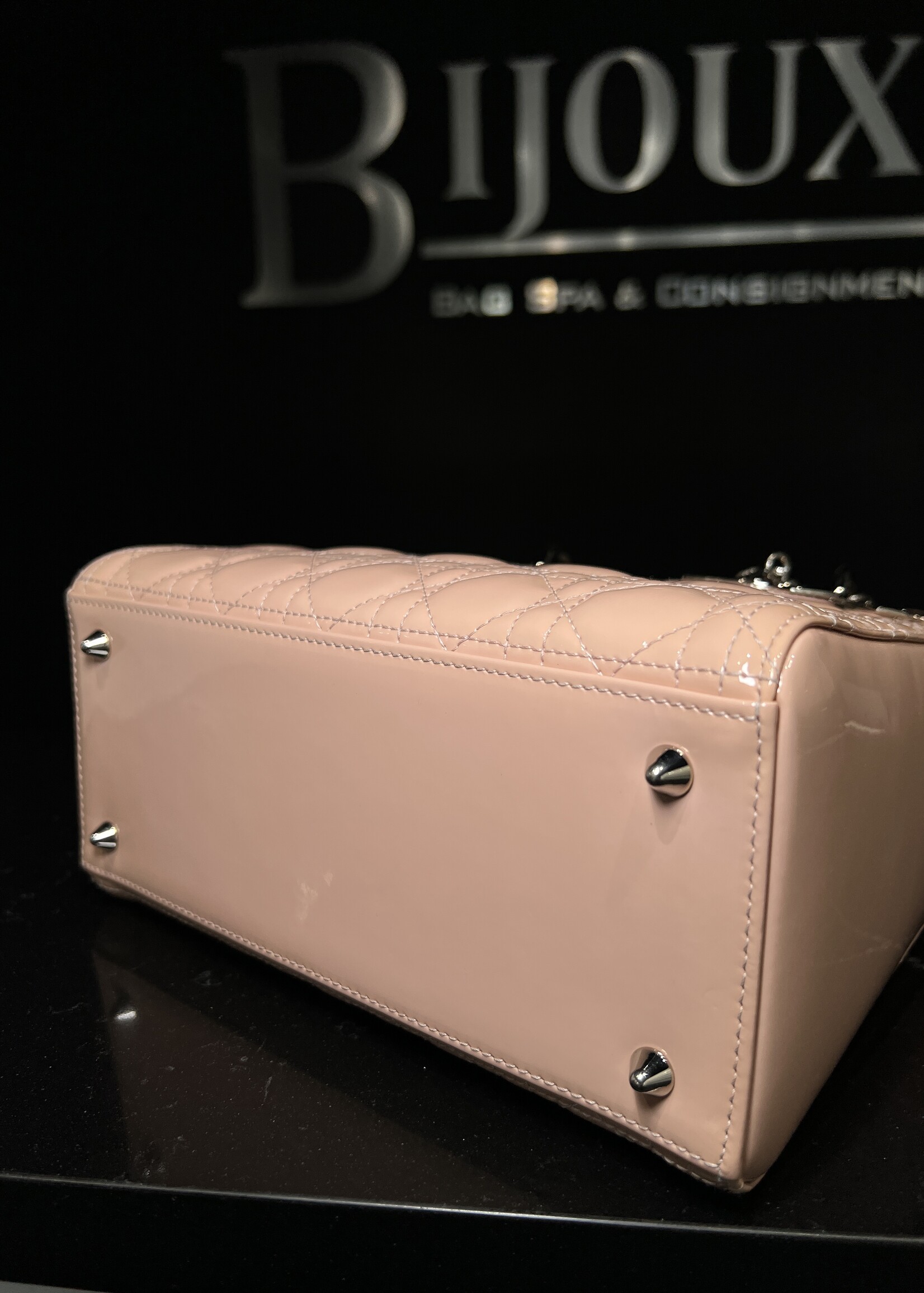 Christian Dior Dior Medium Pink Patent Lady