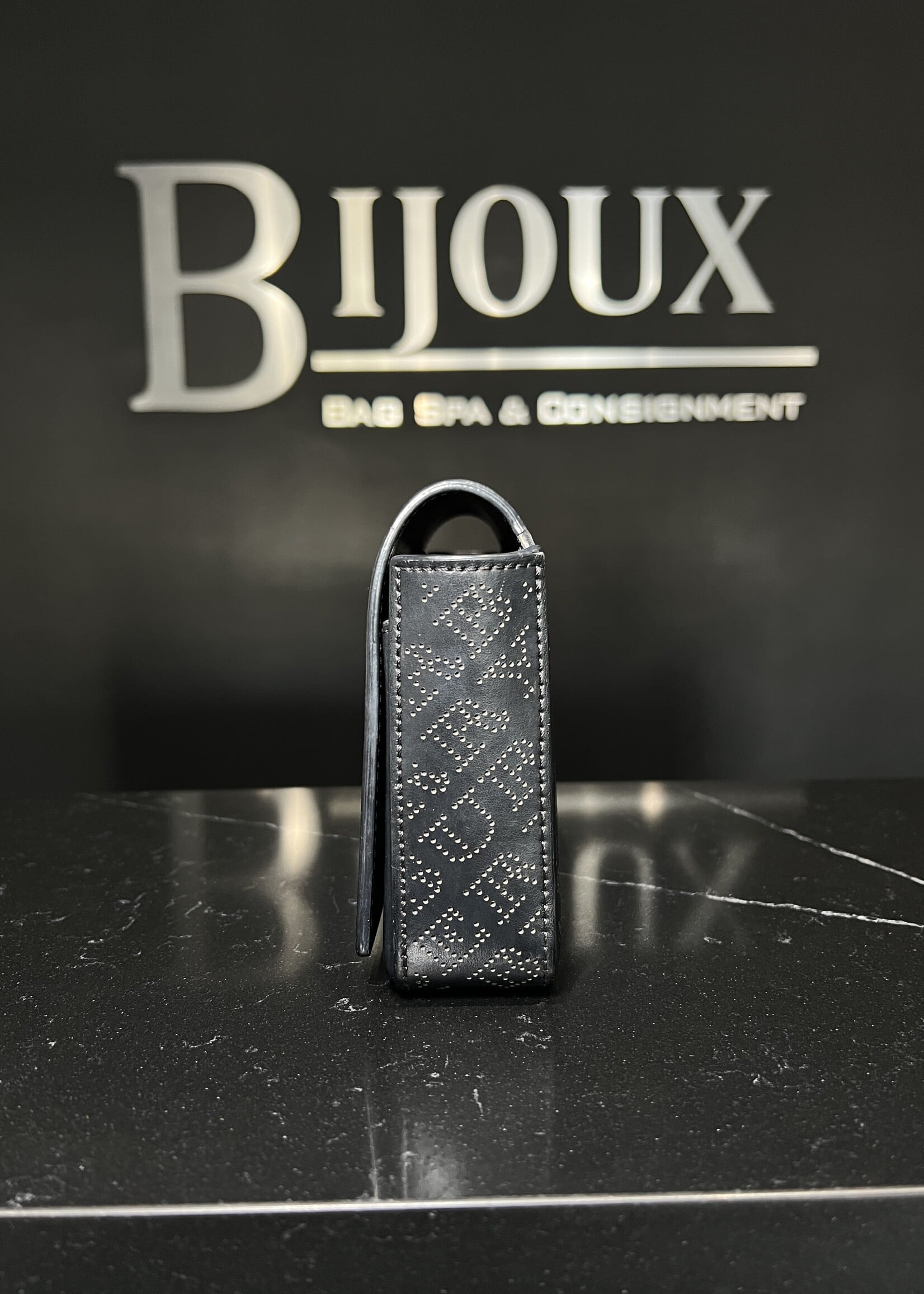 Burberry SOLD- Burberry Perforated Black Crossbody