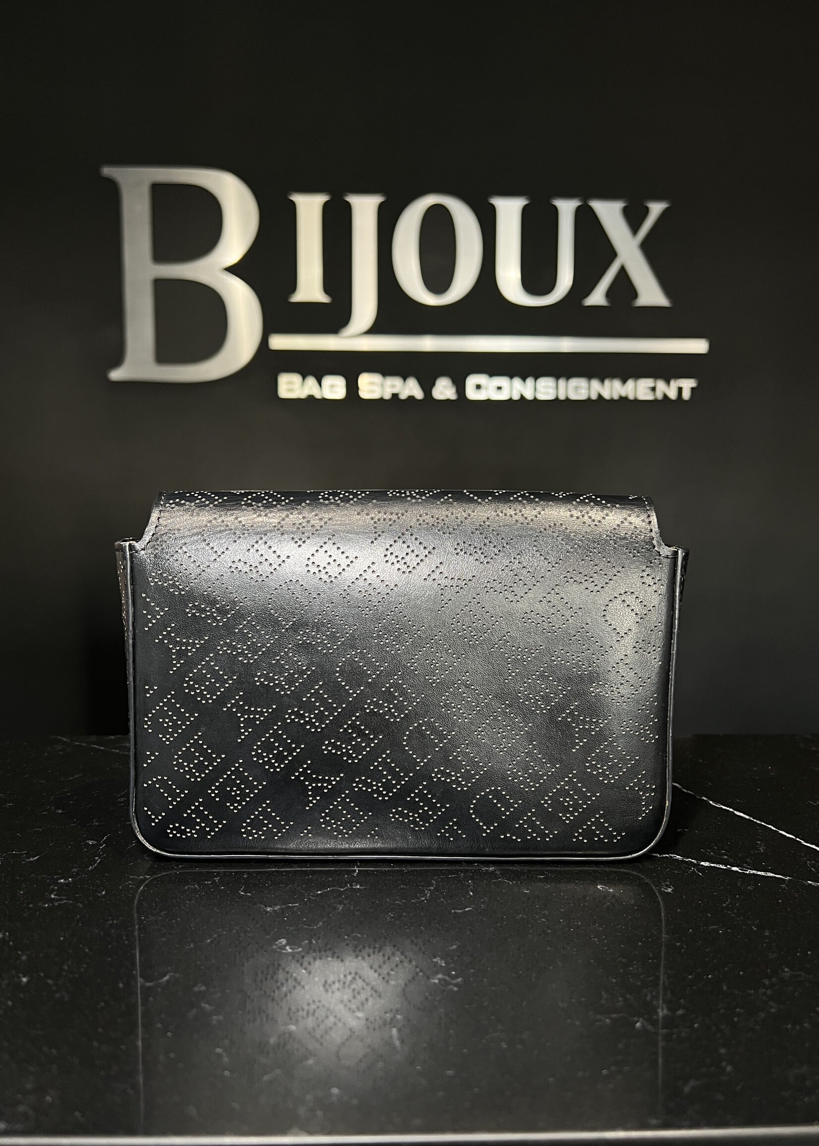 Burberry SOLD- Burberry Perforated Black Crossbody