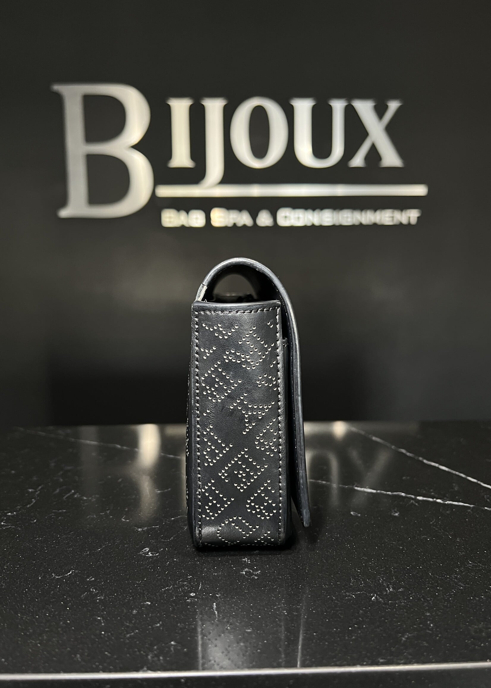 Burberry SOLD- Burberry Perforated Black Crossbody