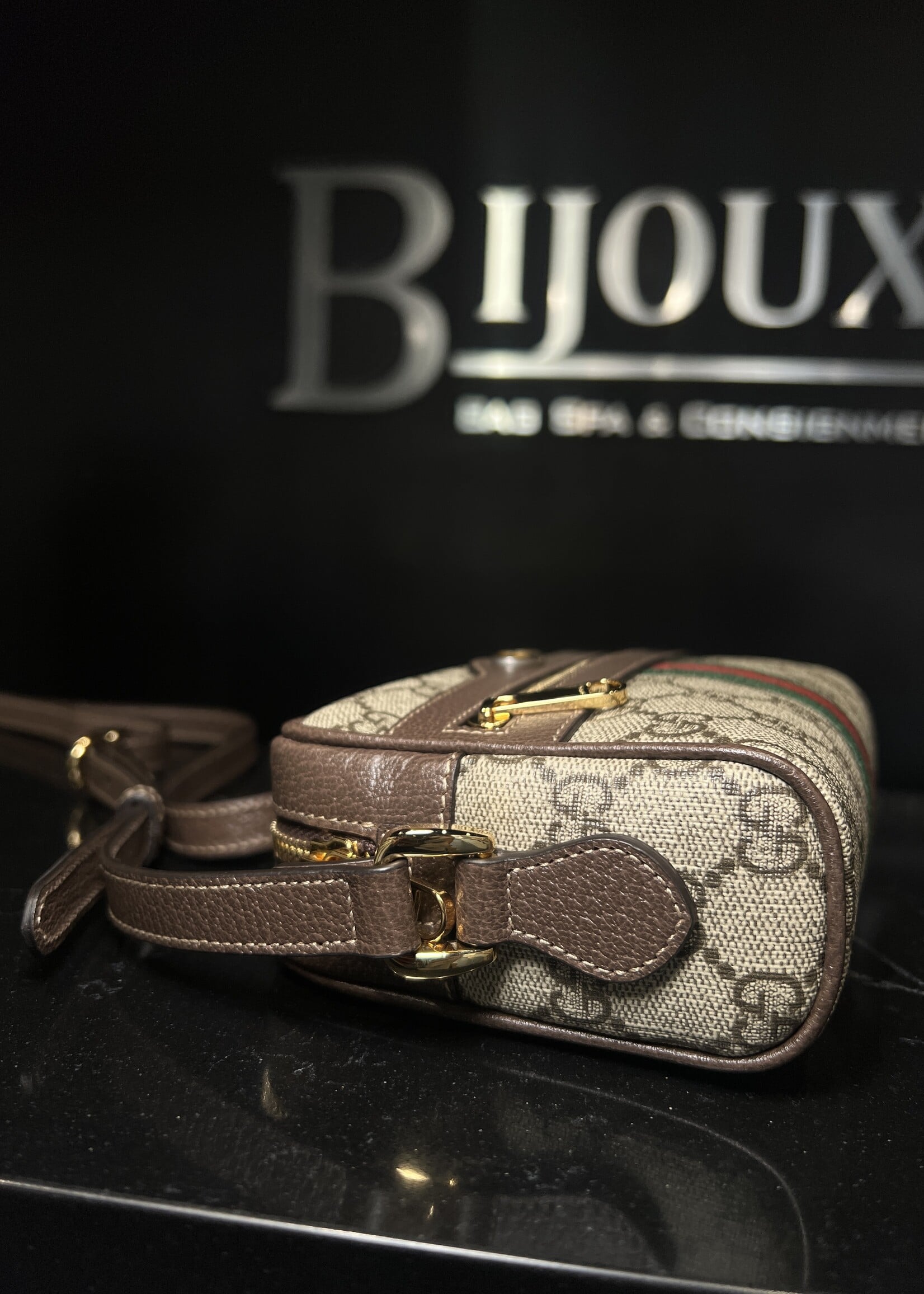 Gucci Gucci Mini Ophidia GG Supreme Coated Canvas Crossbody