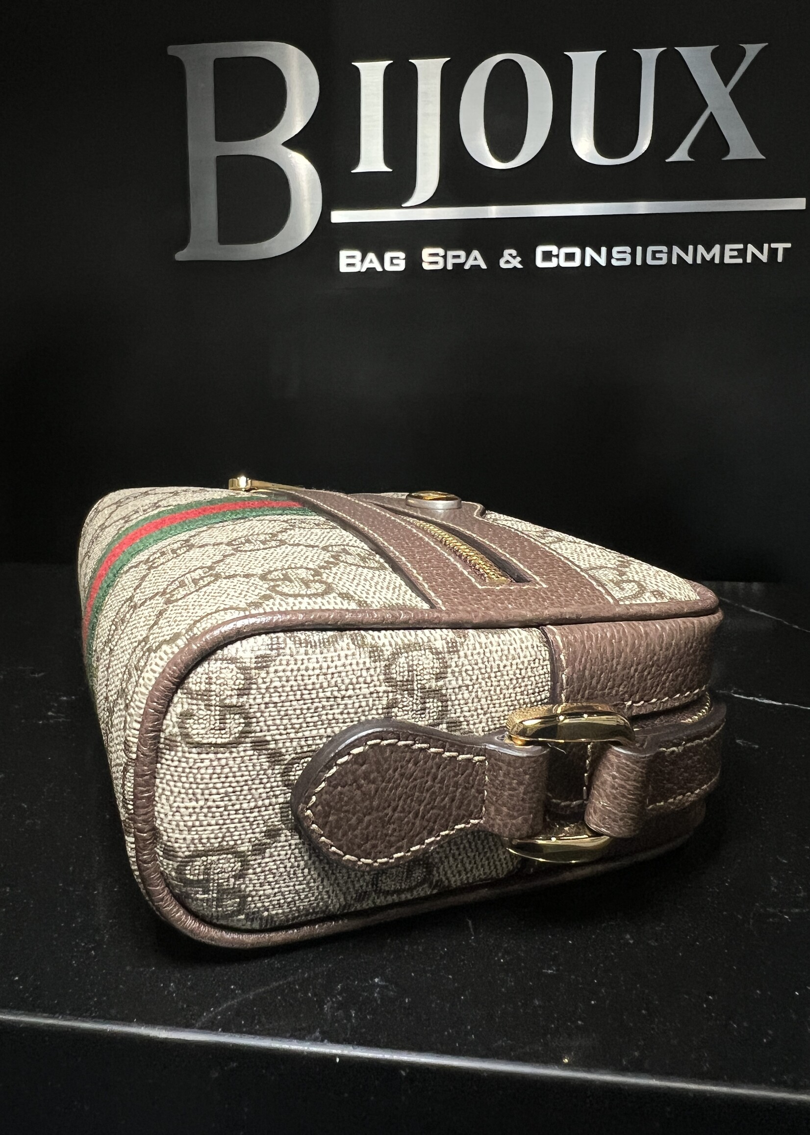 Gucci SOLD - Gucci Mini Ophidia GG Supreme Coated Canvas Crossbody