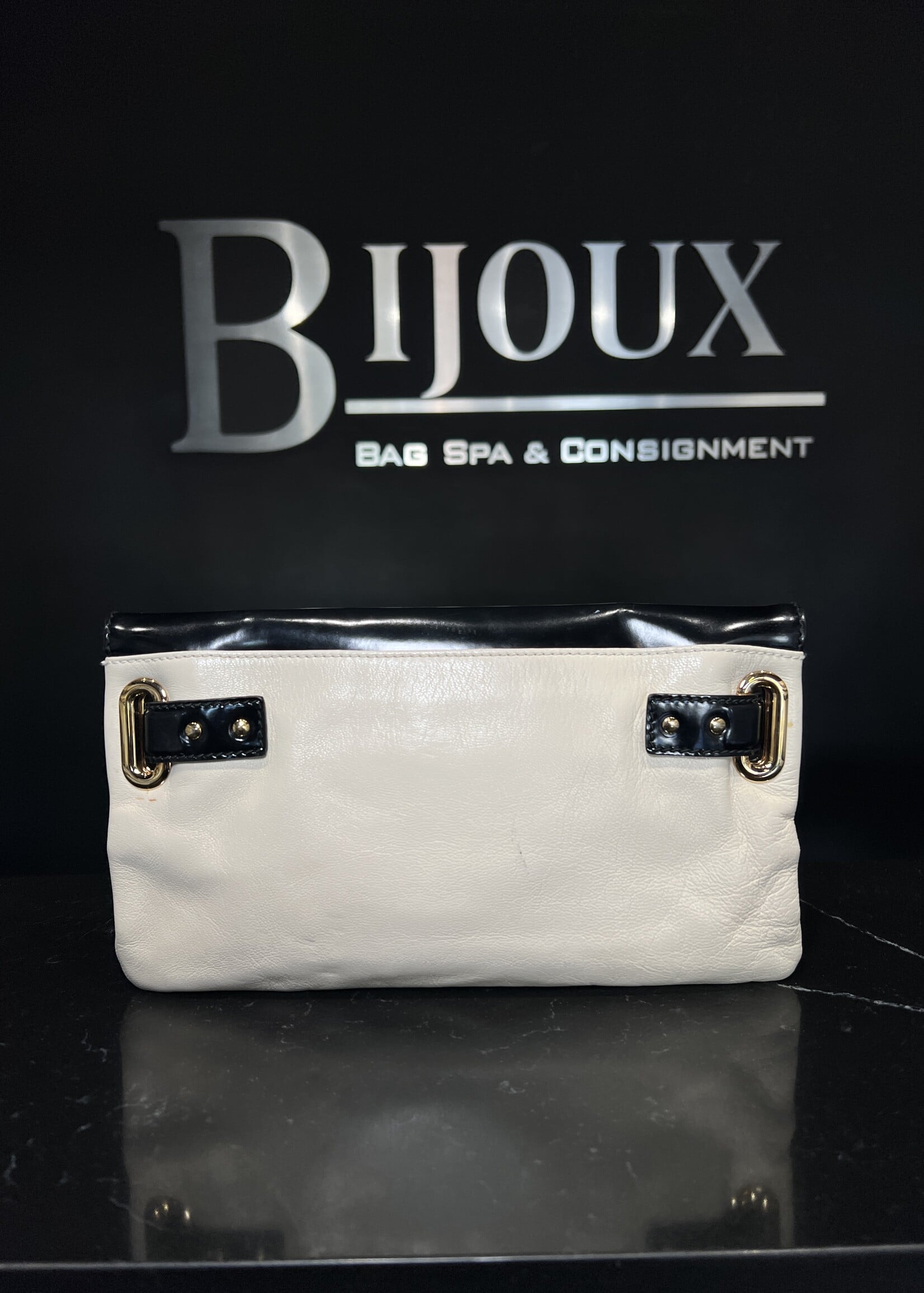 Balenciaga Balenciaga Lune Patent Clutch