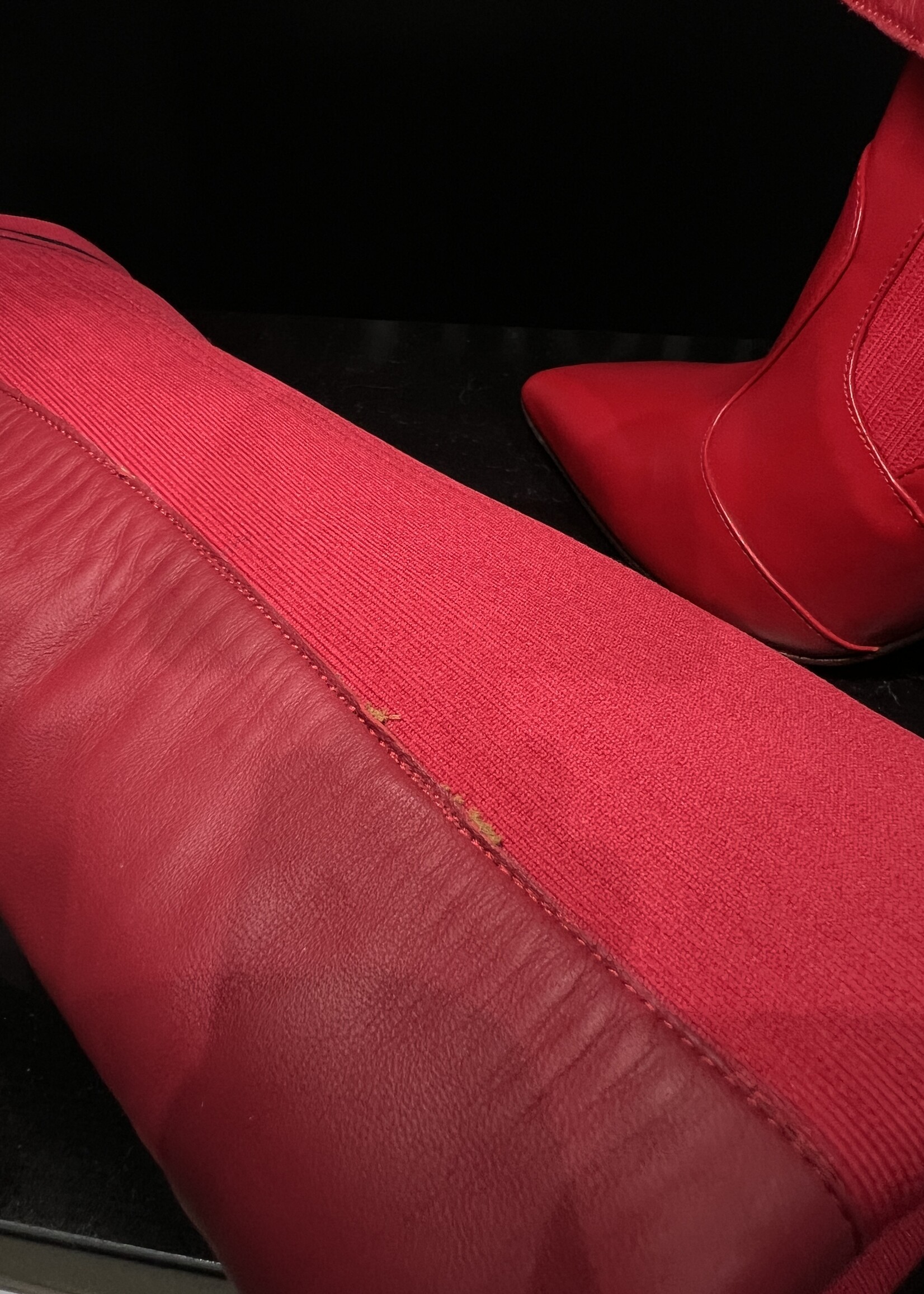 Fendi Fendi Leather Sock Boots - 36