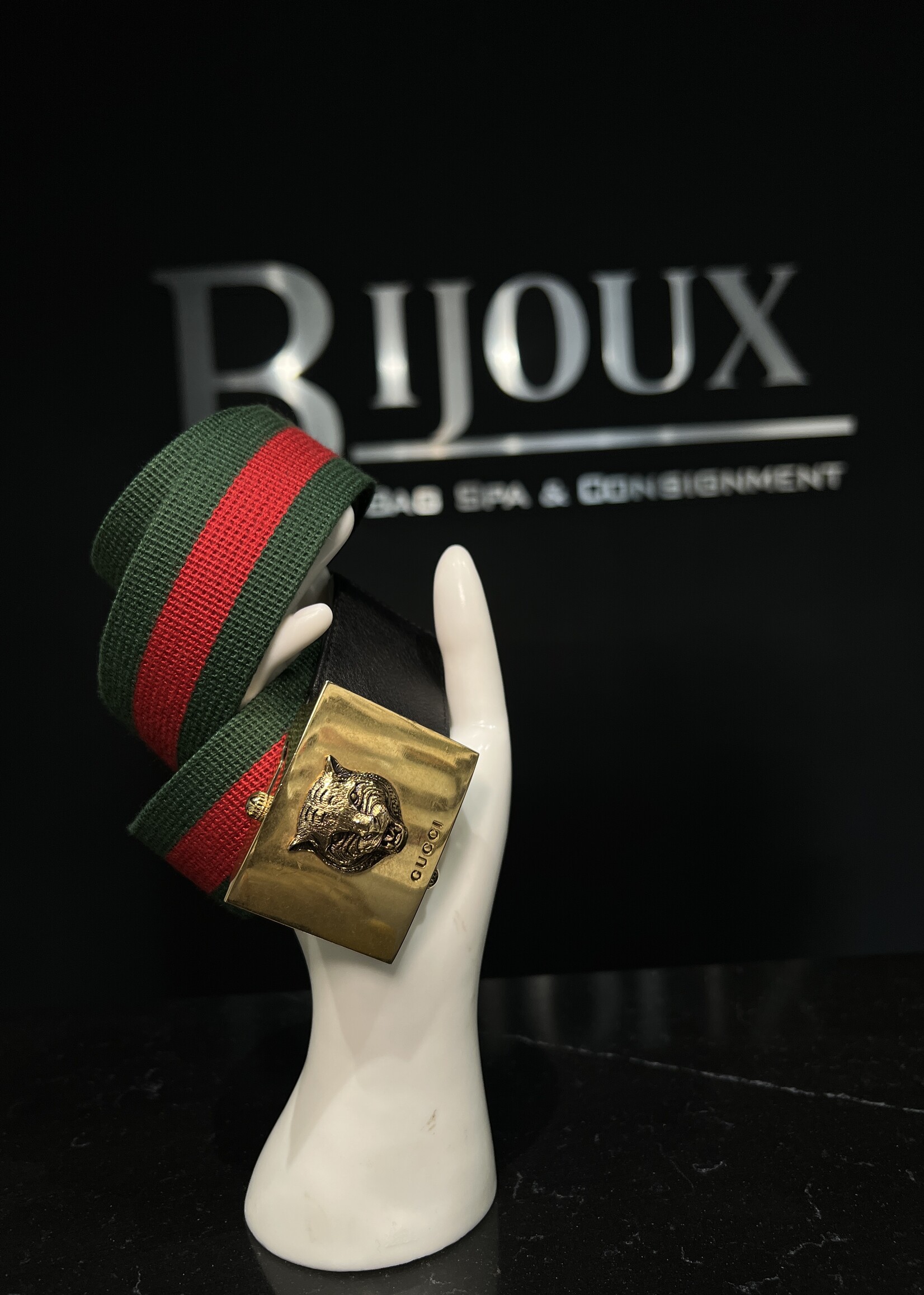 Gucci Gucci Head Accent Belt - 100